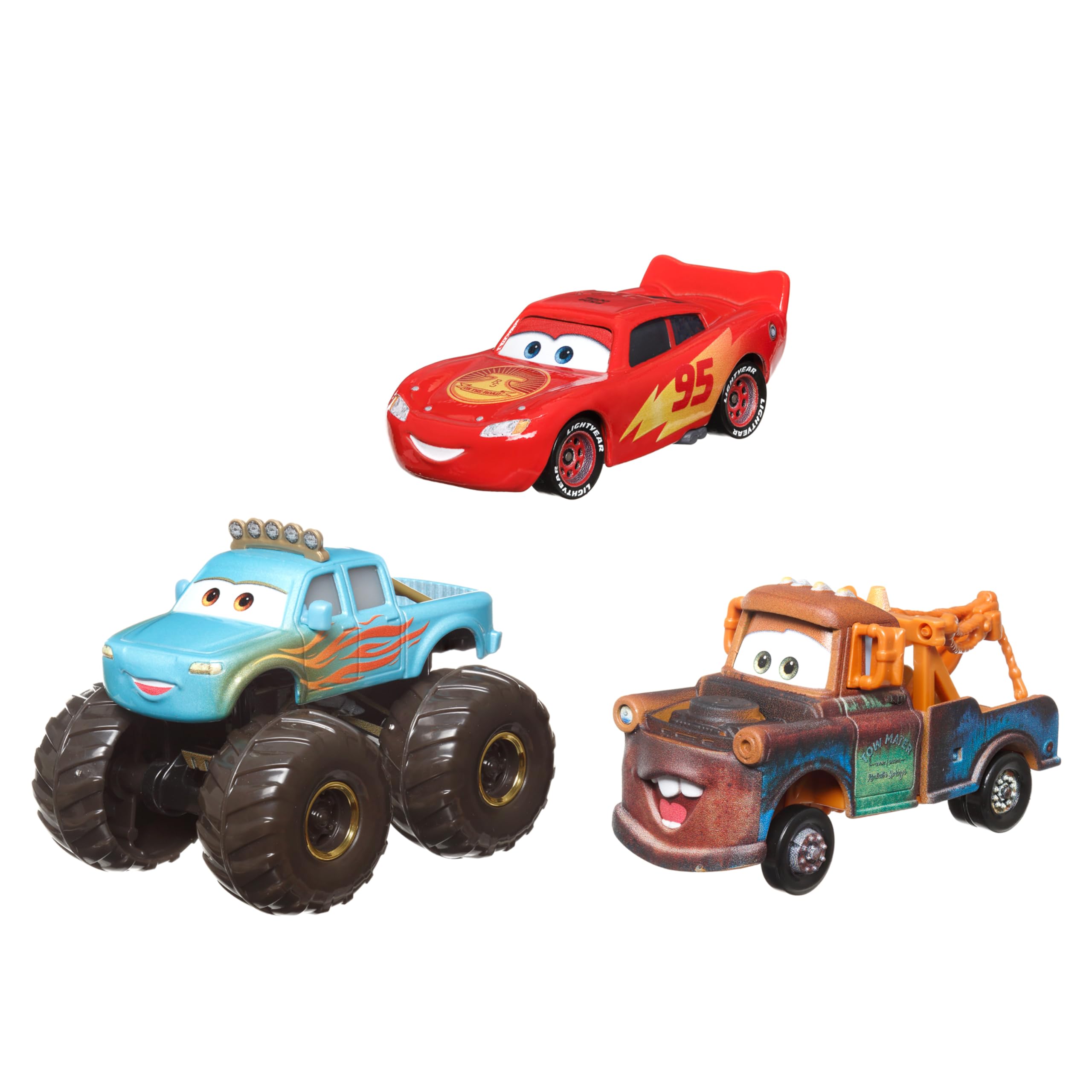 Foto 2 pulgar | Pack De 3 Minicoches Mattel Disney Pixar De Toy Cars - Venta Internacional.
