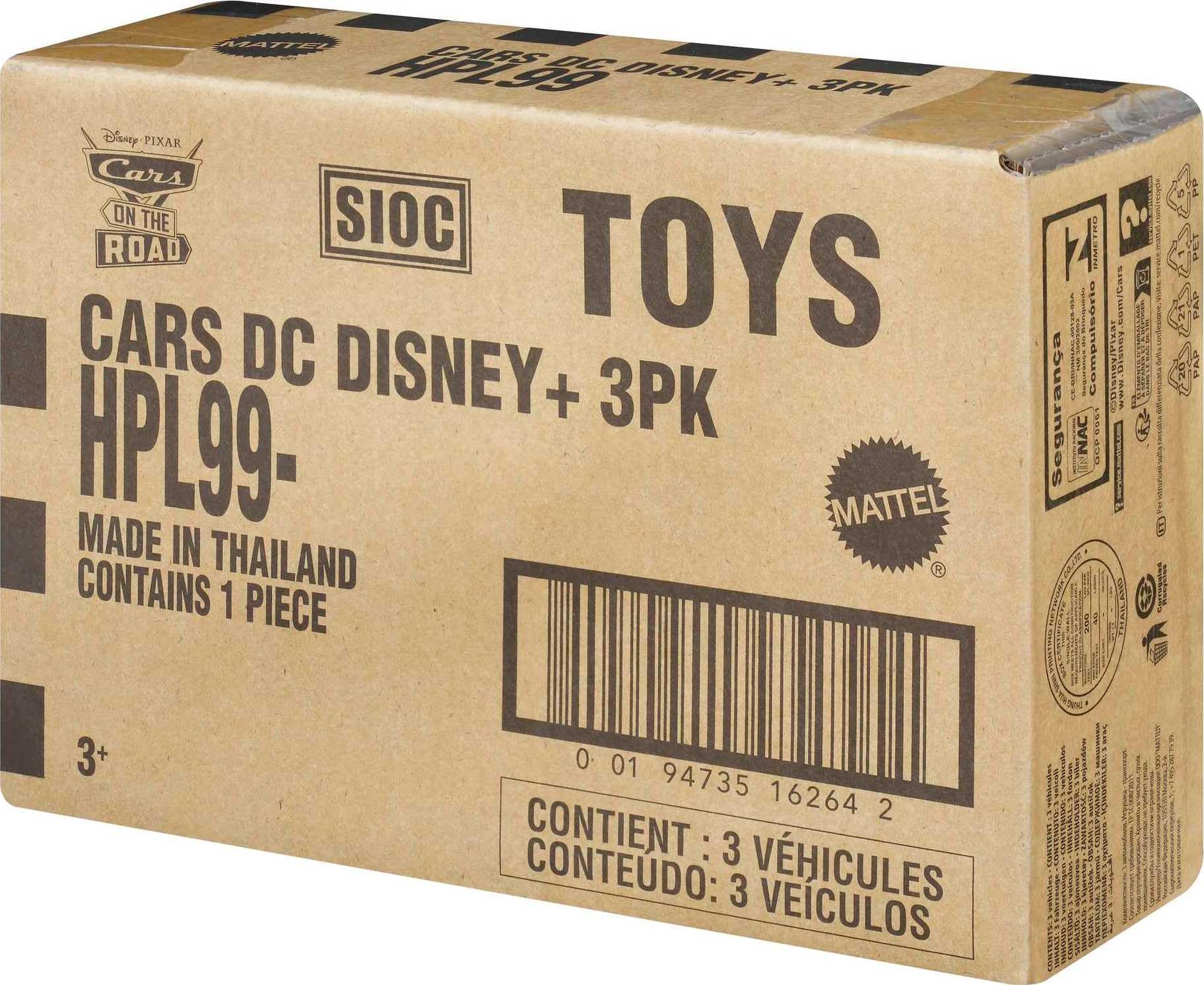 Foto 7 pulgar | Pack De 3 Minicoches Mattel Disney Pixar De Toy Cars - Venta Internacional.