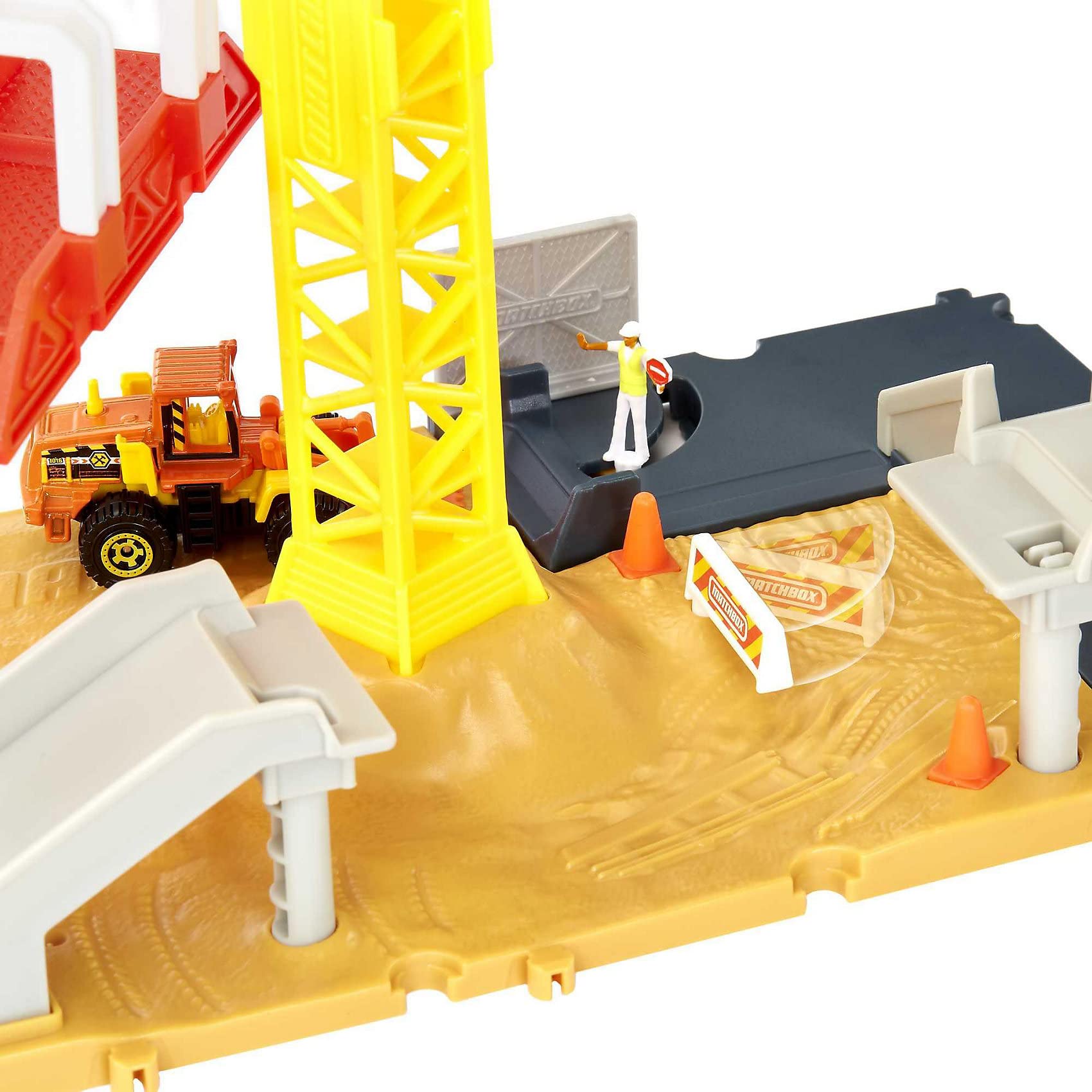 Foto 3 pulgar | Controladores De Acción Matchbox De Construction Playset Con Bulldozer - Venta Internacional.