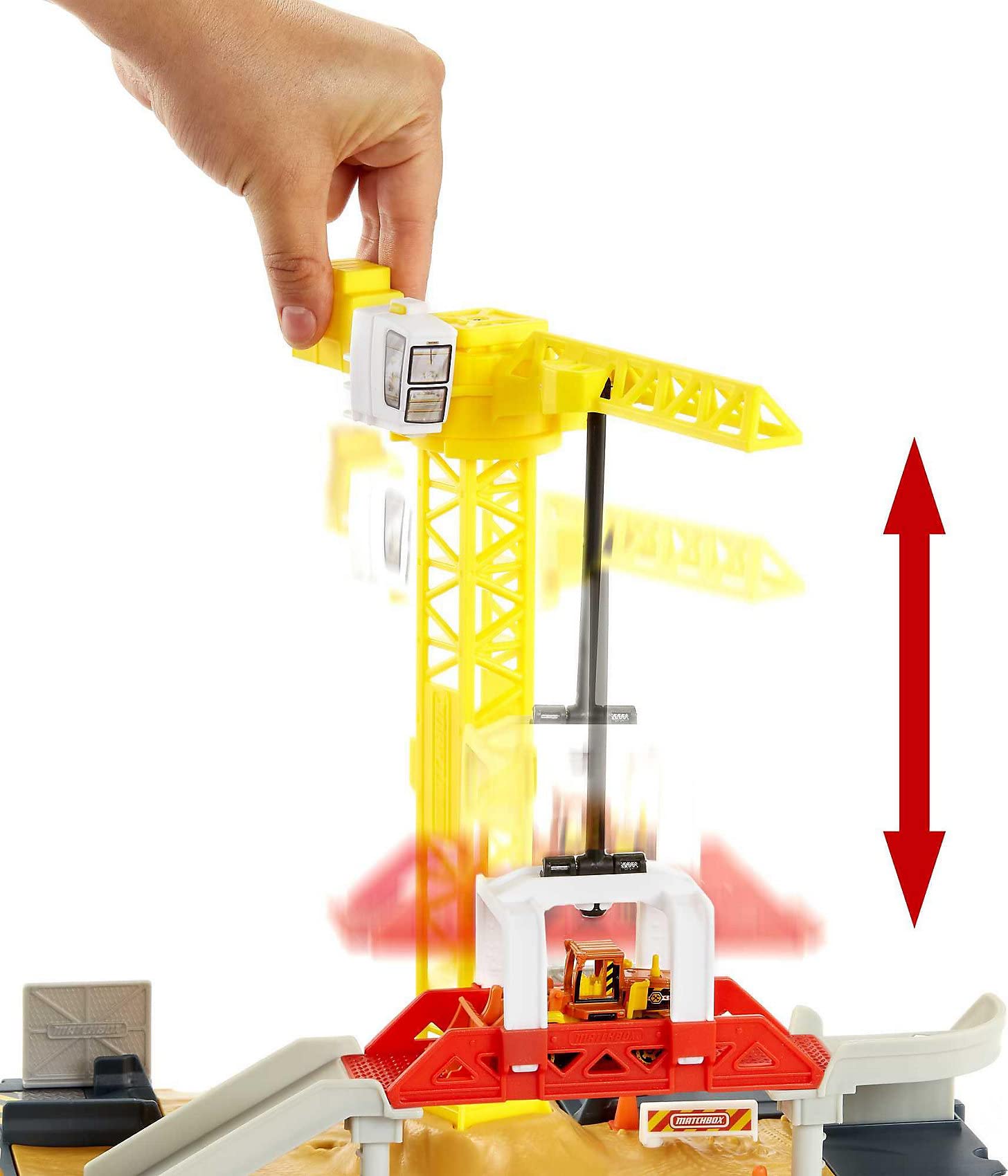 Foto 5 pulgar | Controladores De Acción Matchbox De Construction Playset Con Bulldozer - Venta Internacional.