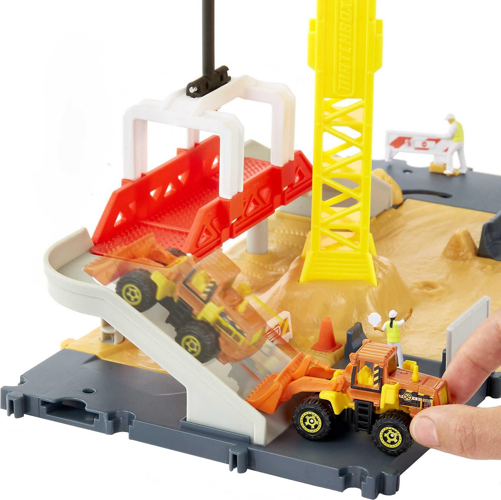 Foto 6 pulgar | Controladores De Acción Matchbox De Construction Playset Con Bulldozer - Venta Internacional.