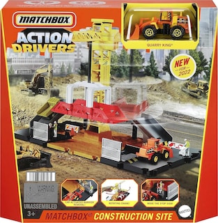 Foto 6 | Controladores De Acción Matchbox De Construction Playset Con Bulldozer - Venta Internacional.