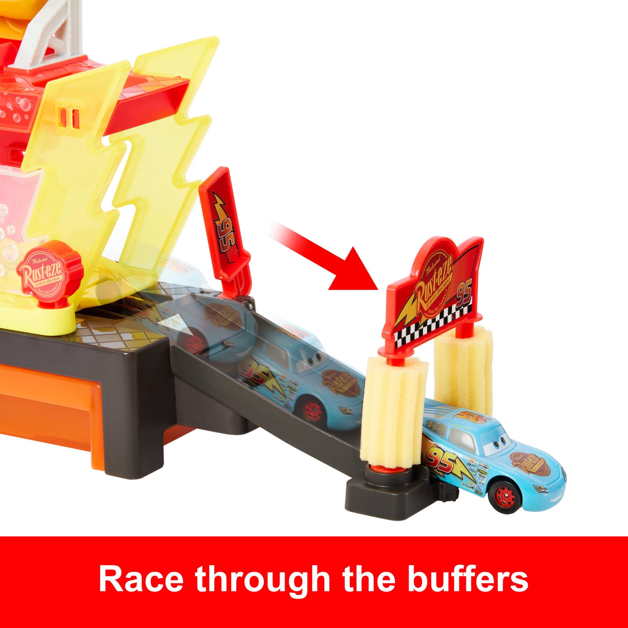 Foto 4 pulgar | Lavador de Autos Playset Mattel Disney Pixar Cars Changers - Venta Internacional