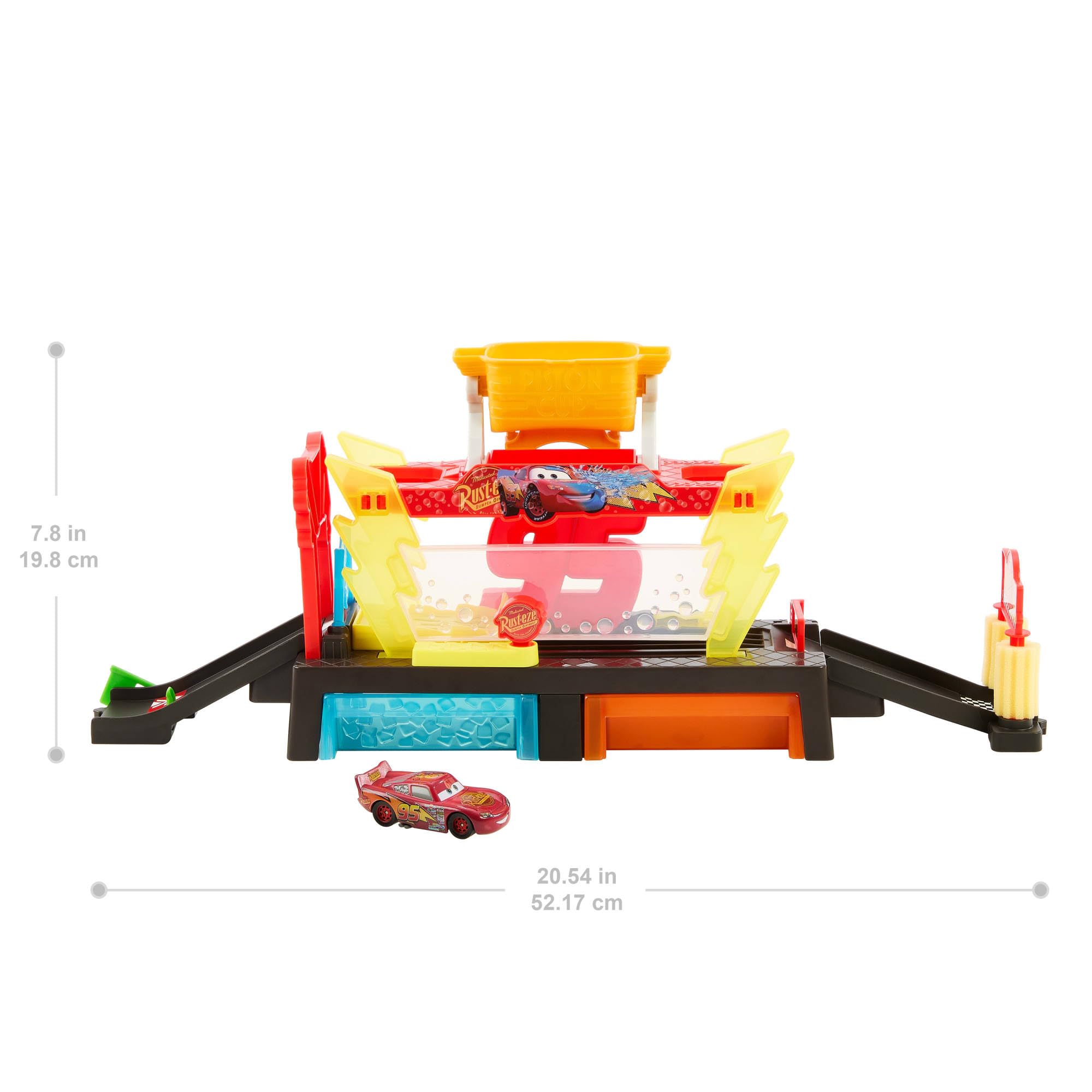 Foto 7 pulgar | Lavador de Autos Playset Mattel Disney Pixar Cars Changers - Venta Internacional
