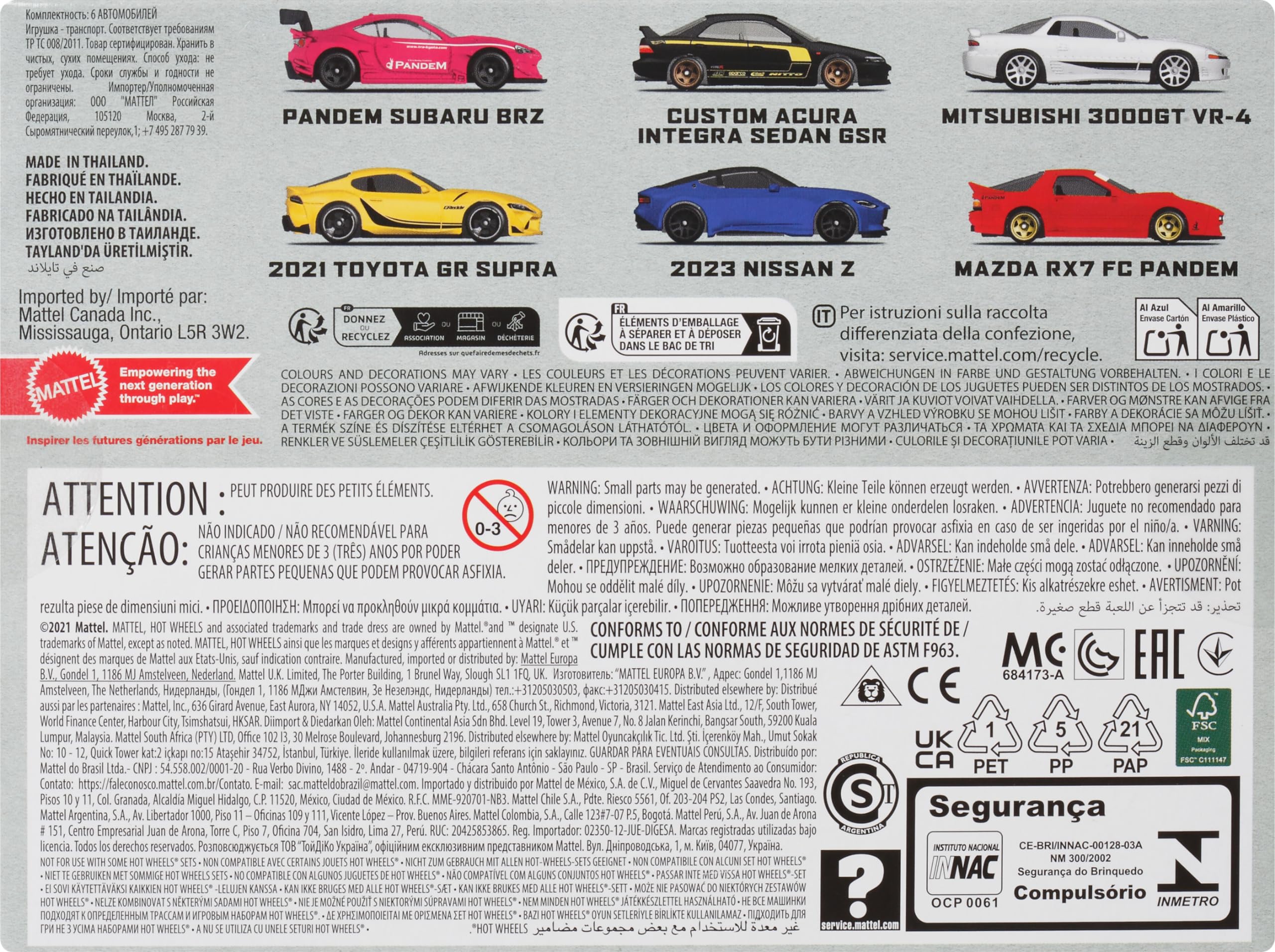 Foto 7 pulgar | Hot Wheels Car Culture Premium 6 Unidades - Venta Internacional