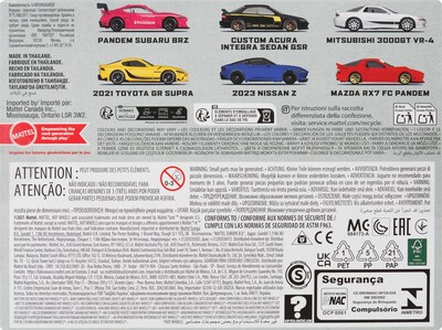 Foto 6 | Hot Wheels Car Culture Premium 6 Unidades - Venta Internacional