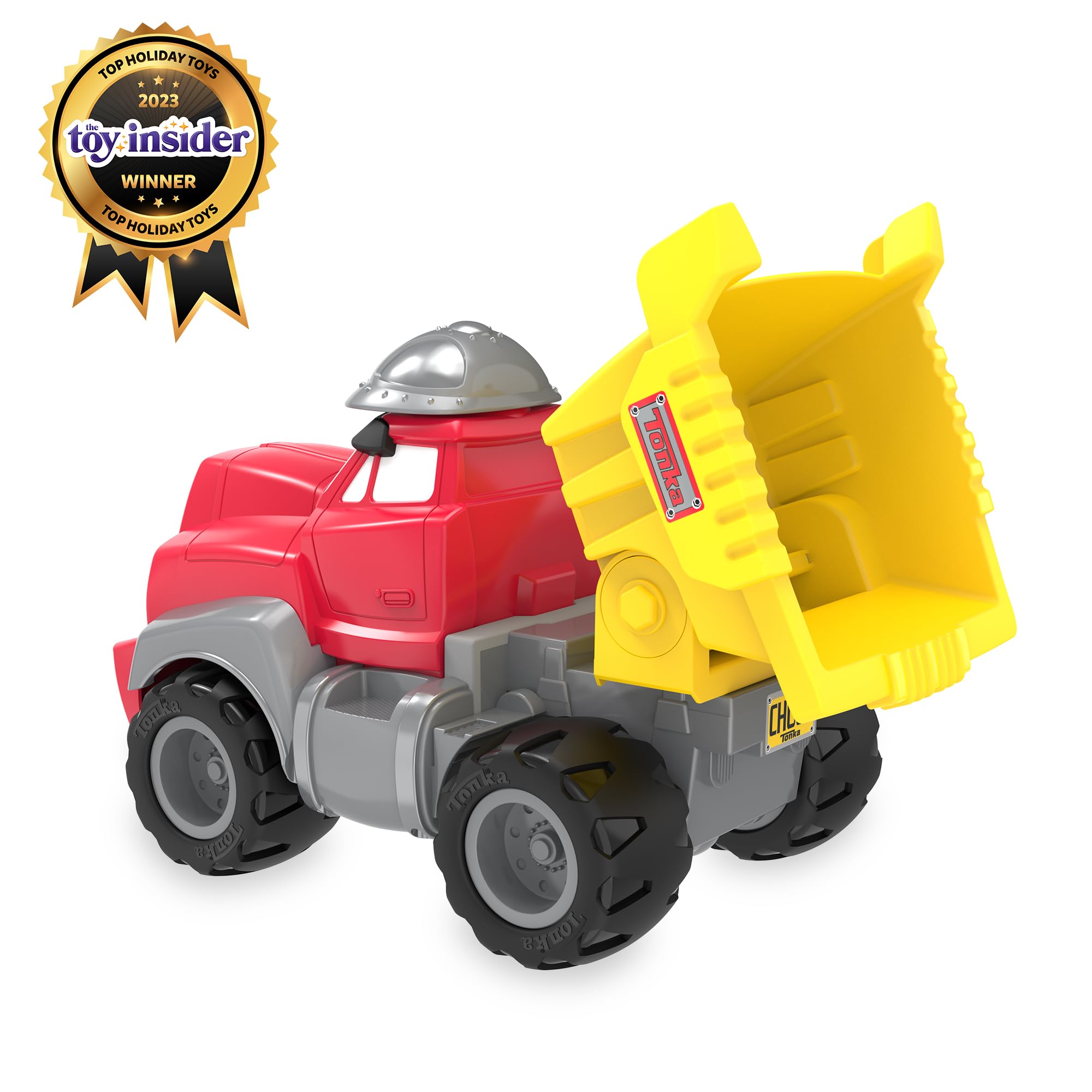 Foto 2 | Camión De Juguete Interactivo Parlante Tonka Chuck - Venta Internacional