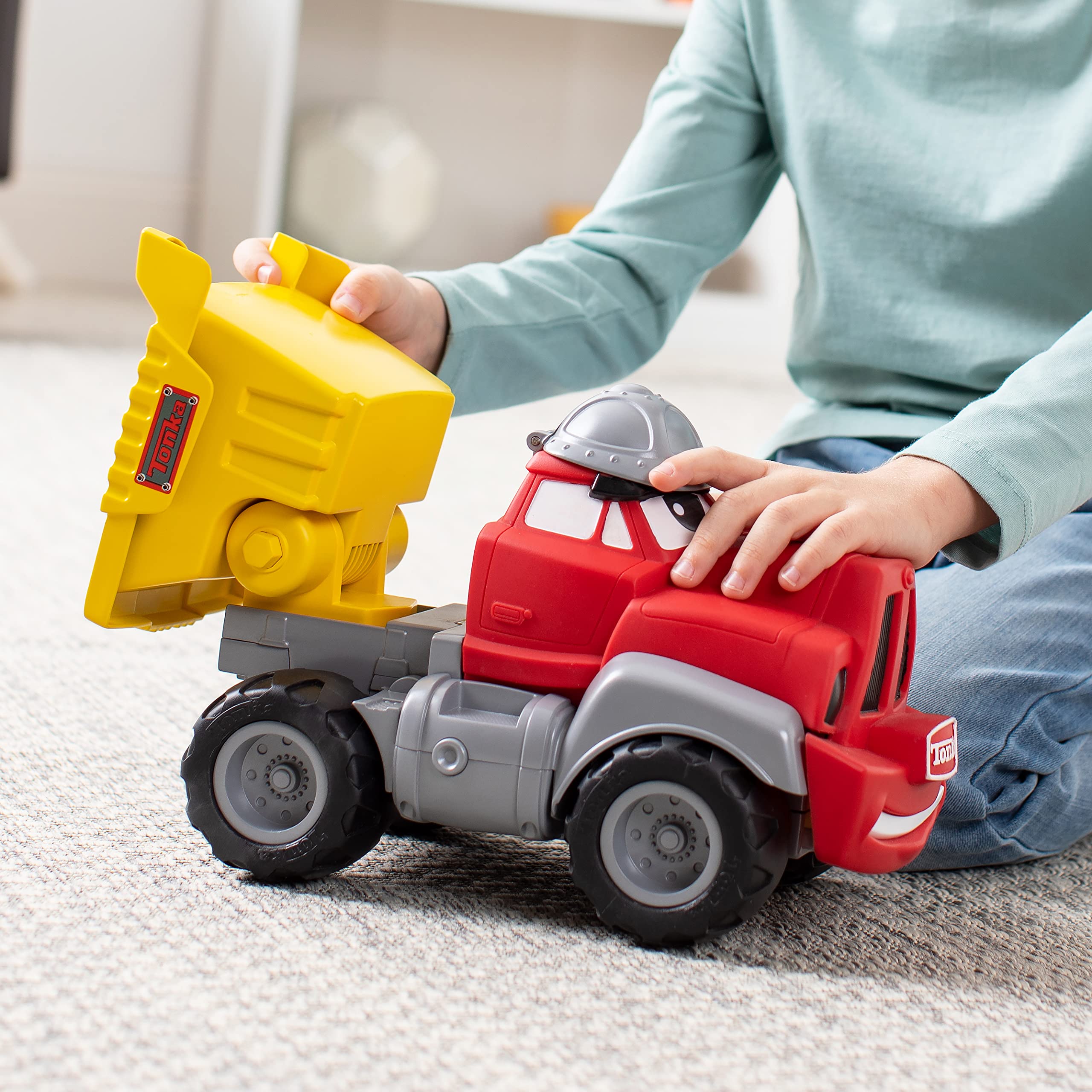 Foto 5 | Camión De Juguete Interactivo Parlante Tonka Chuck - Venta Internacional