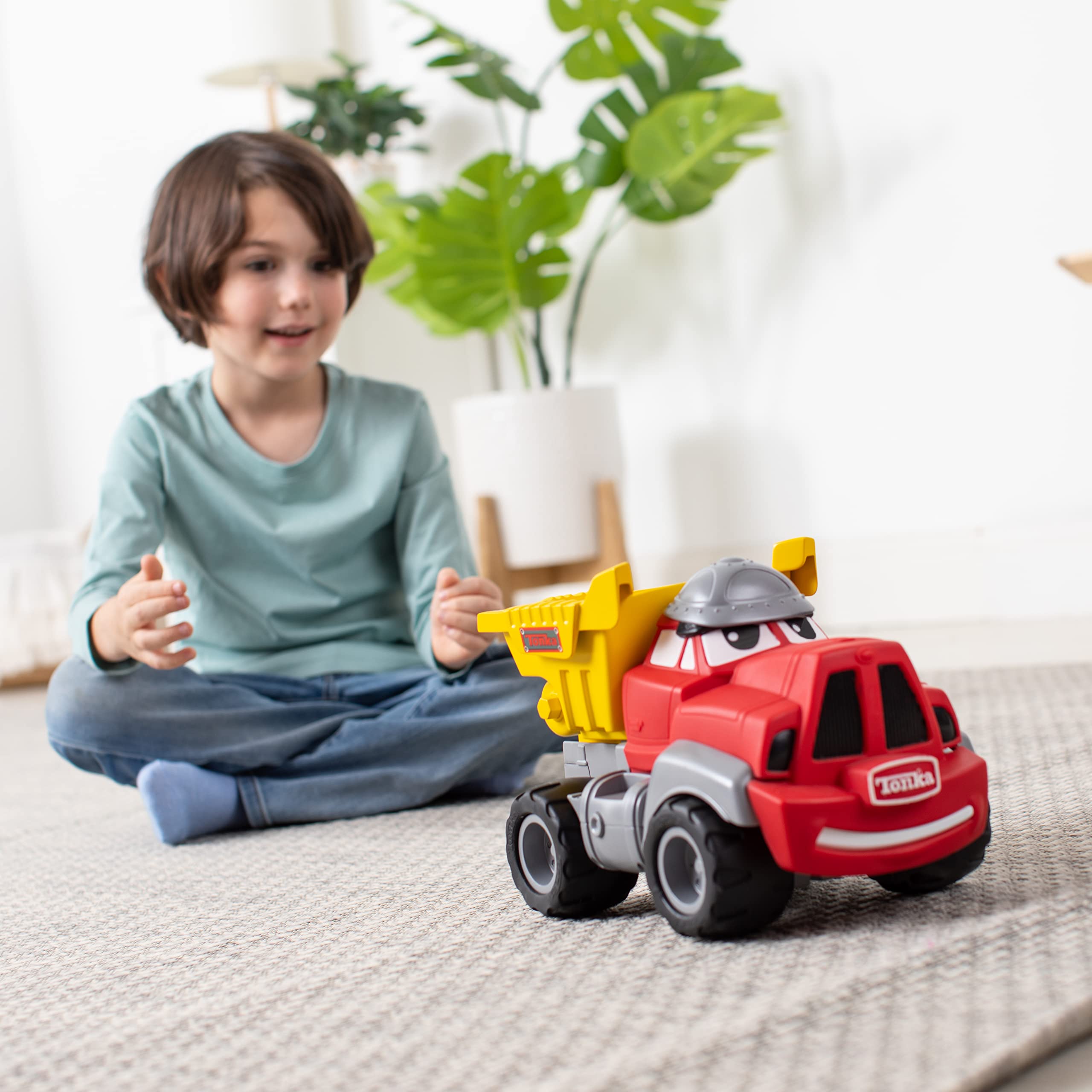 Foto 6 | Camión De Juguete Interactivo Parlante Tonka Chuck - Venta Internacional