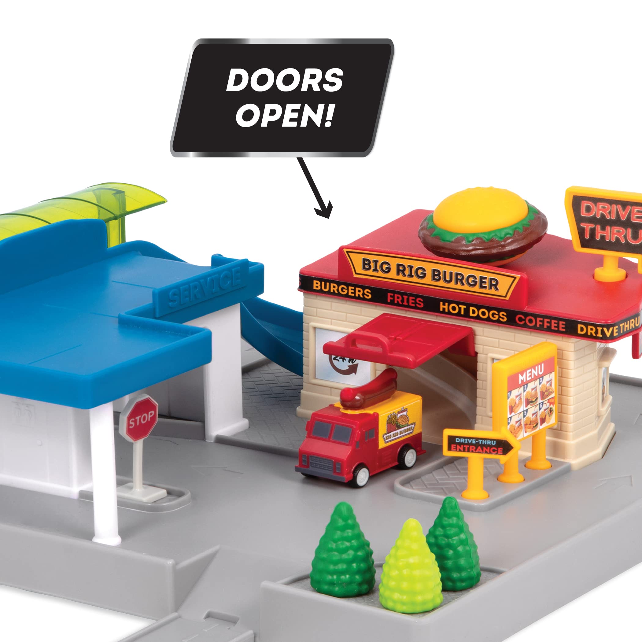 Foto 4 pulgar | Set de Juego Gasolinera y Restaurante Drive-Thru Driven by Battat - Venta Internacional