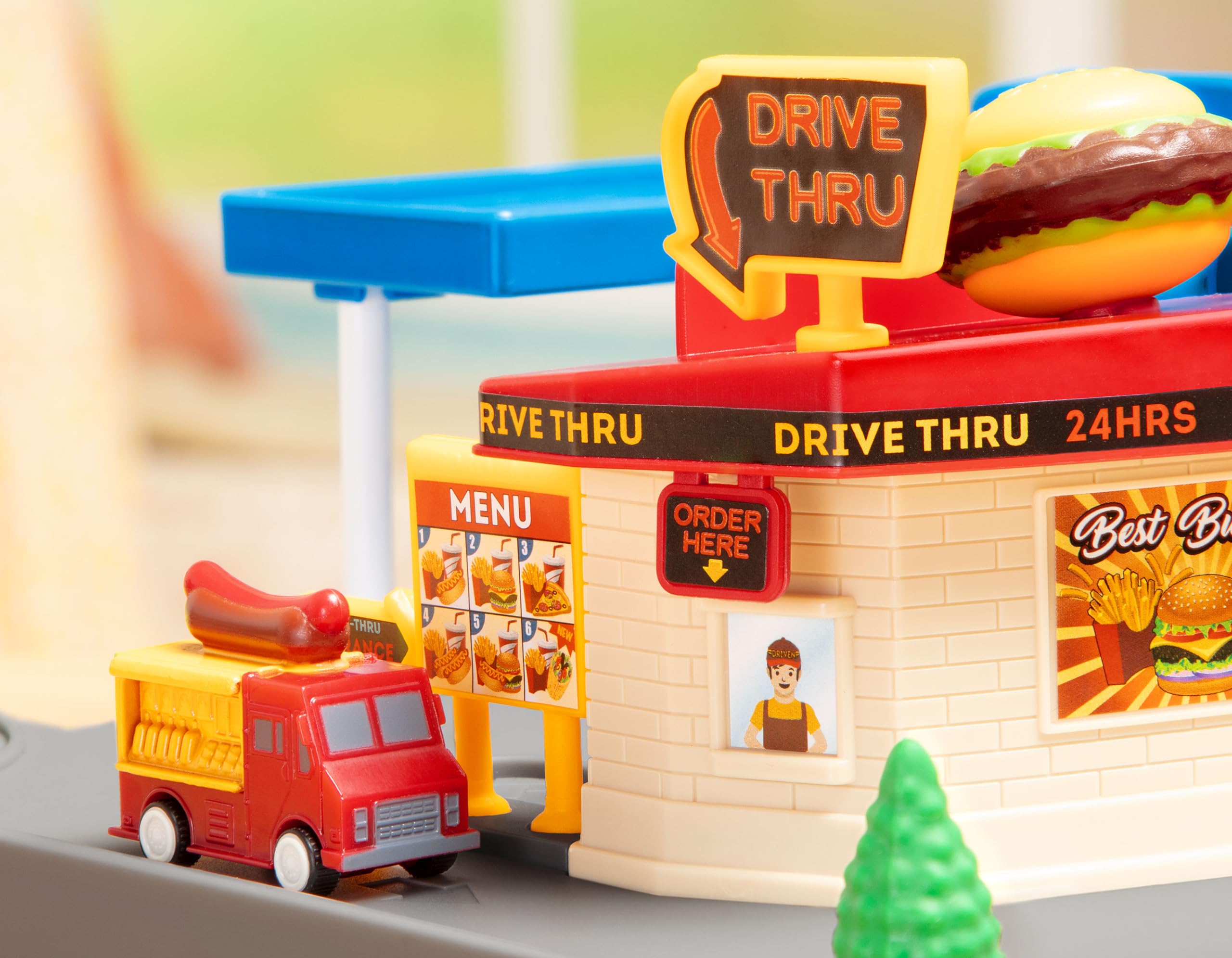 Foto 5 pulgar | Set de Juego Gasolinera y Restaurante Drive-Thru Driven by Battat - Venta Internacional