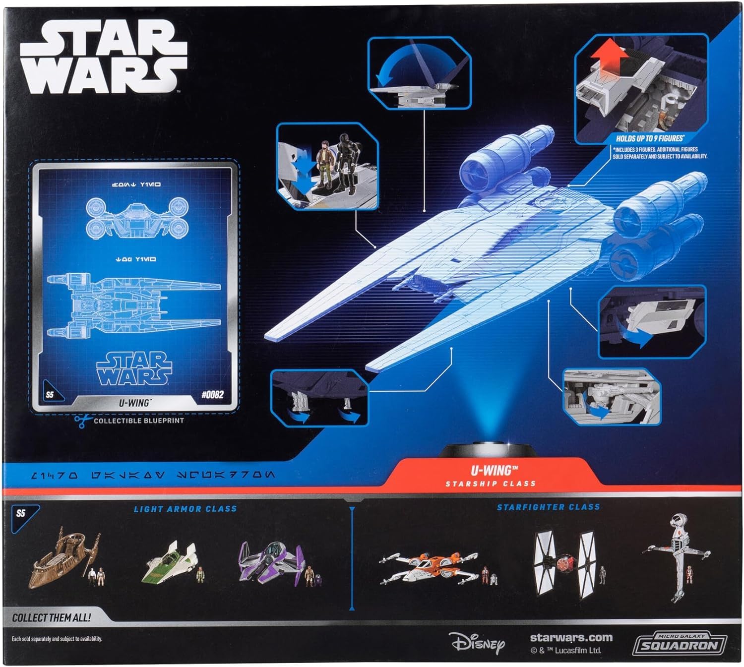 Foto 5 pulgar | Caza Estelar U-wing Micro Galaxy Squadron Star Wars - Venta Internacional