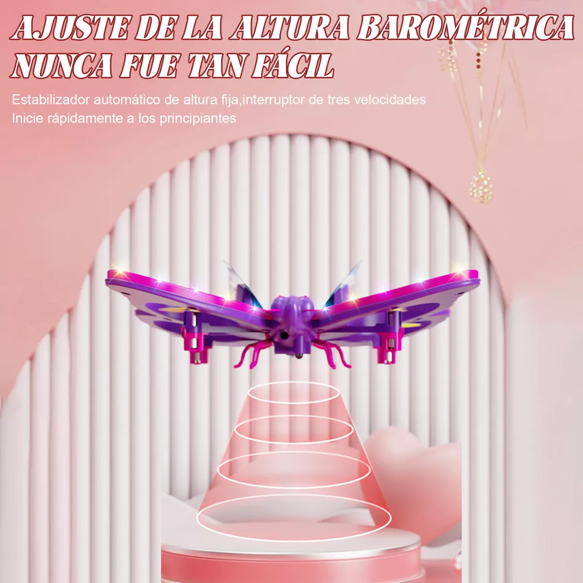 Foto 4 | Mini Drone Maripos Juguetes de Control Remoto Morado