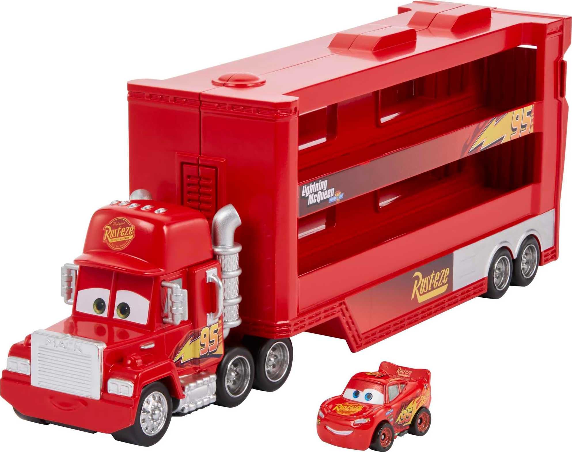 Foto 2 pulgar | Camión Transportador De Juguetes Mattel Disney Pixar Cars Mack Mini - Venta Internacional.