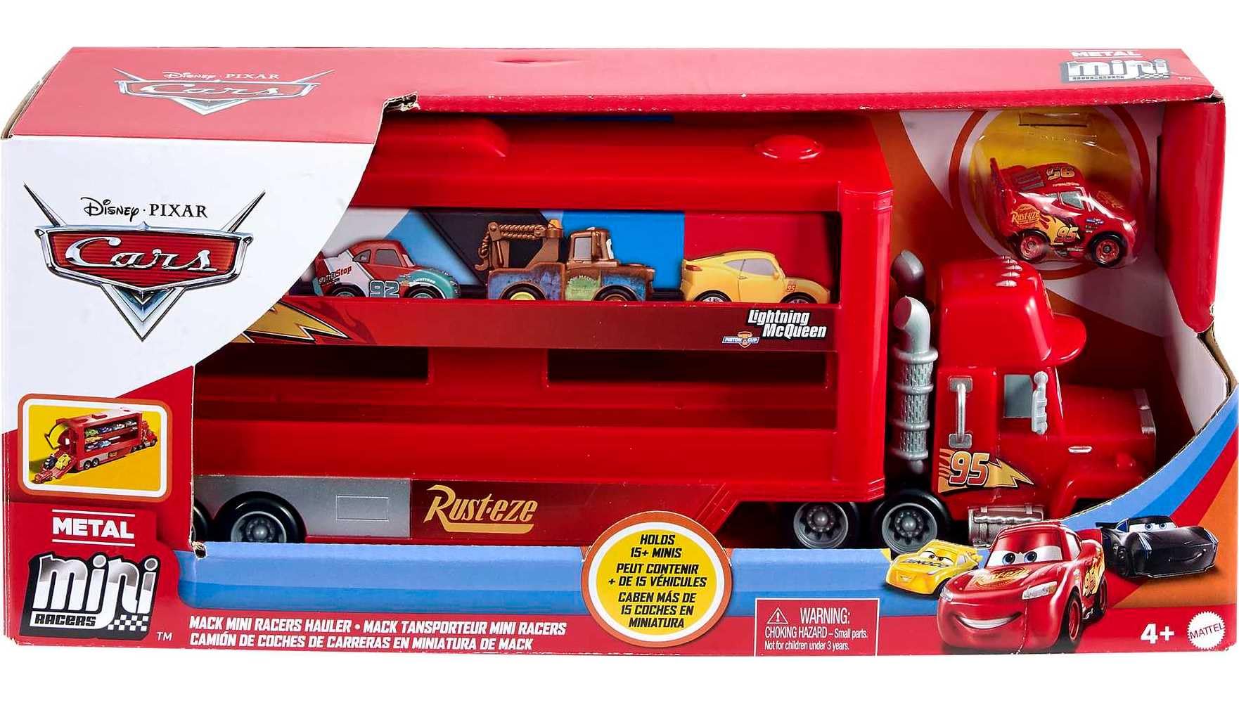 Foto 7 pulgar | Camión Transportador De Juguetes Mattel Disney Pixar Cars Mack Mini - Venta Internacional.