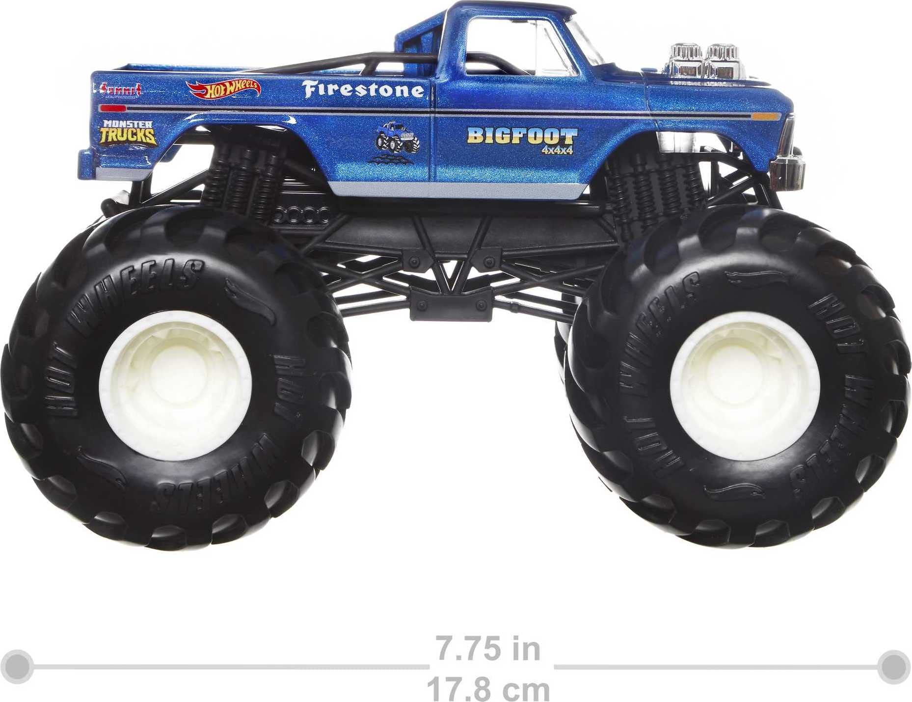 Foto 4 pulgar | Toy Monster Truck Hot Wheels Bigfoot In+u53 A Escala 1:24 - Venta Internacional.