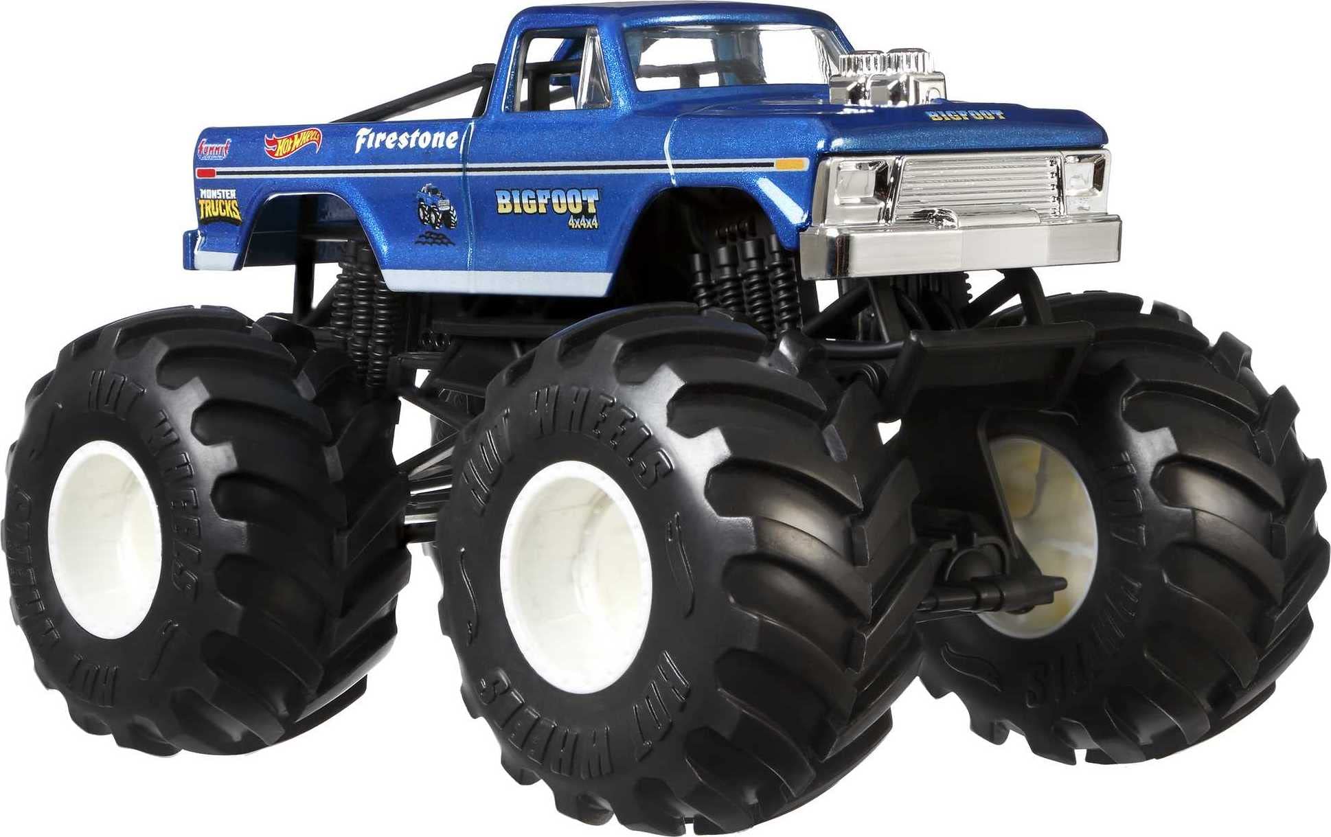 Foto 5 pulgar | Toy Monster Truck Hot Wheels Bigfoot In+u53 A Escala 1:24 - Venta Internacional.