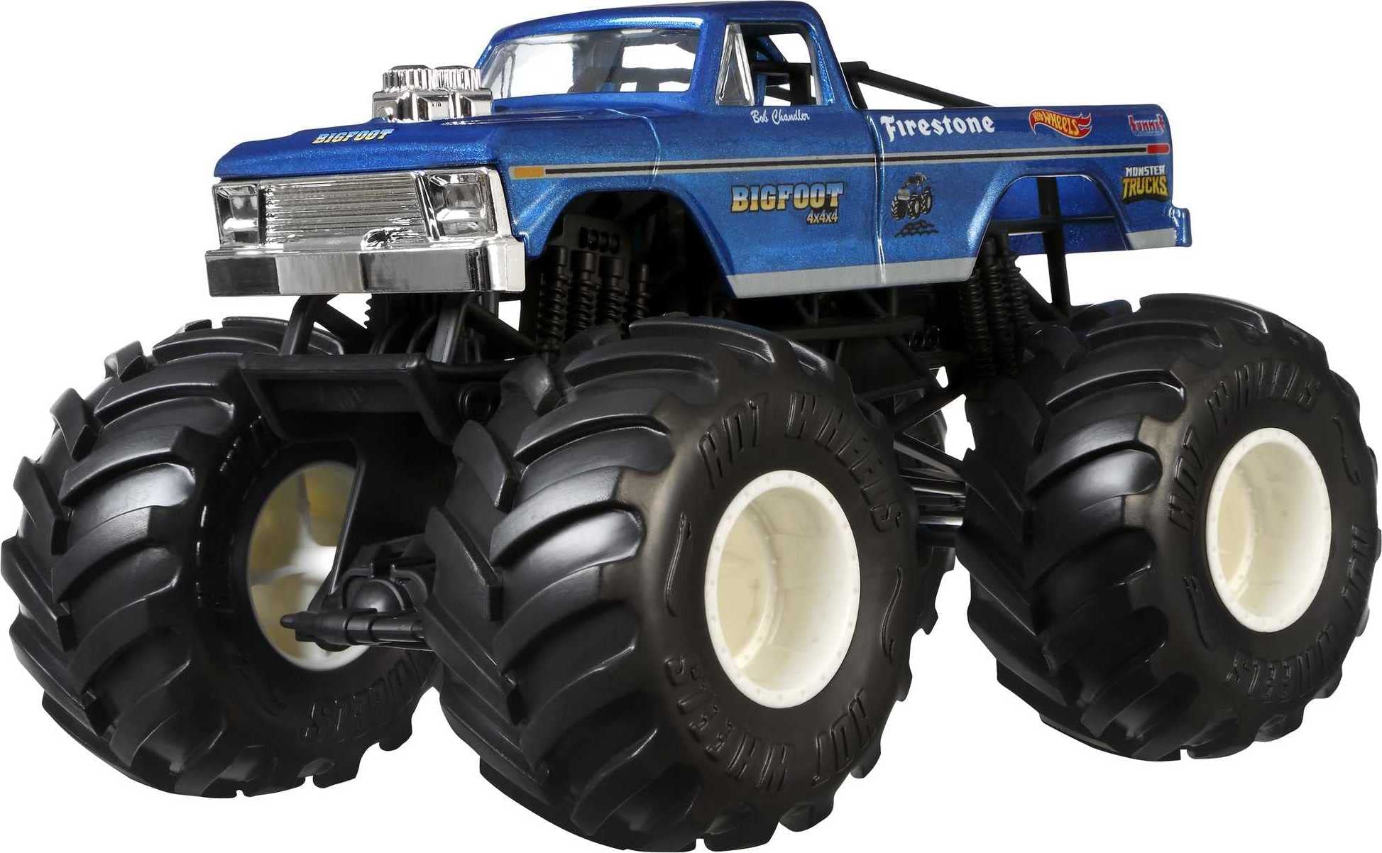 Foto 6 pulgar | Toy Monster Truck Hot Wheels Bigfoot In+u53 A Escala 1:24 - Venta Internacional.