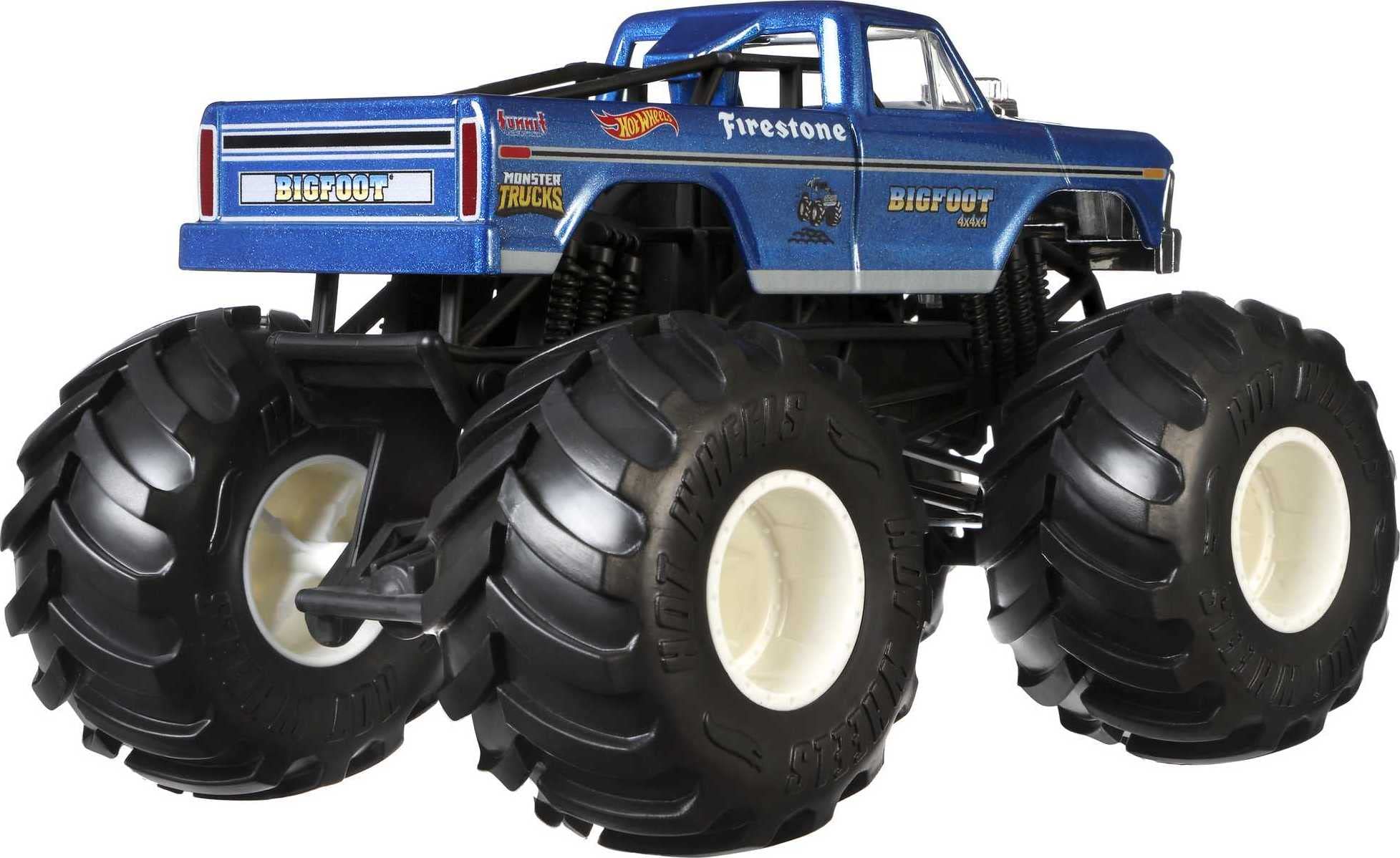 Foto 7 pulgar | Toy Monster Truck Hot Wheels Bigfoot In+u53 A Escala 1:24 - Venta Internacional.