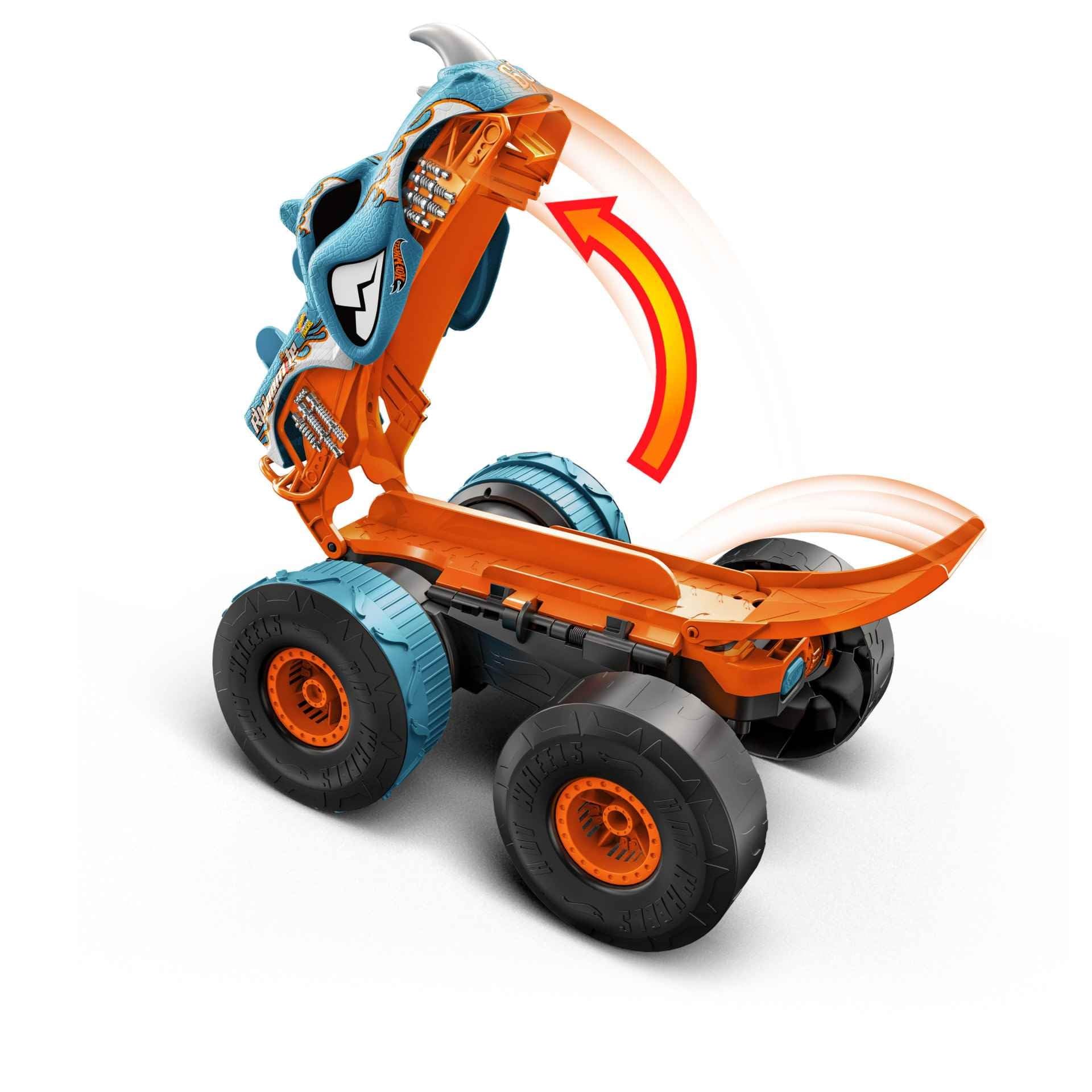 Foto 6 pulgar | Rc Toy Hot Wheels Monster Trucks Transforming Rhinomite - Venta Internacional.