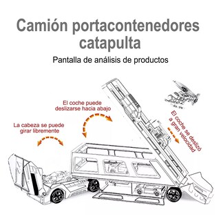 Foto 5 | Coches De Juguete Camion De Bomberos/policía, Amarillo