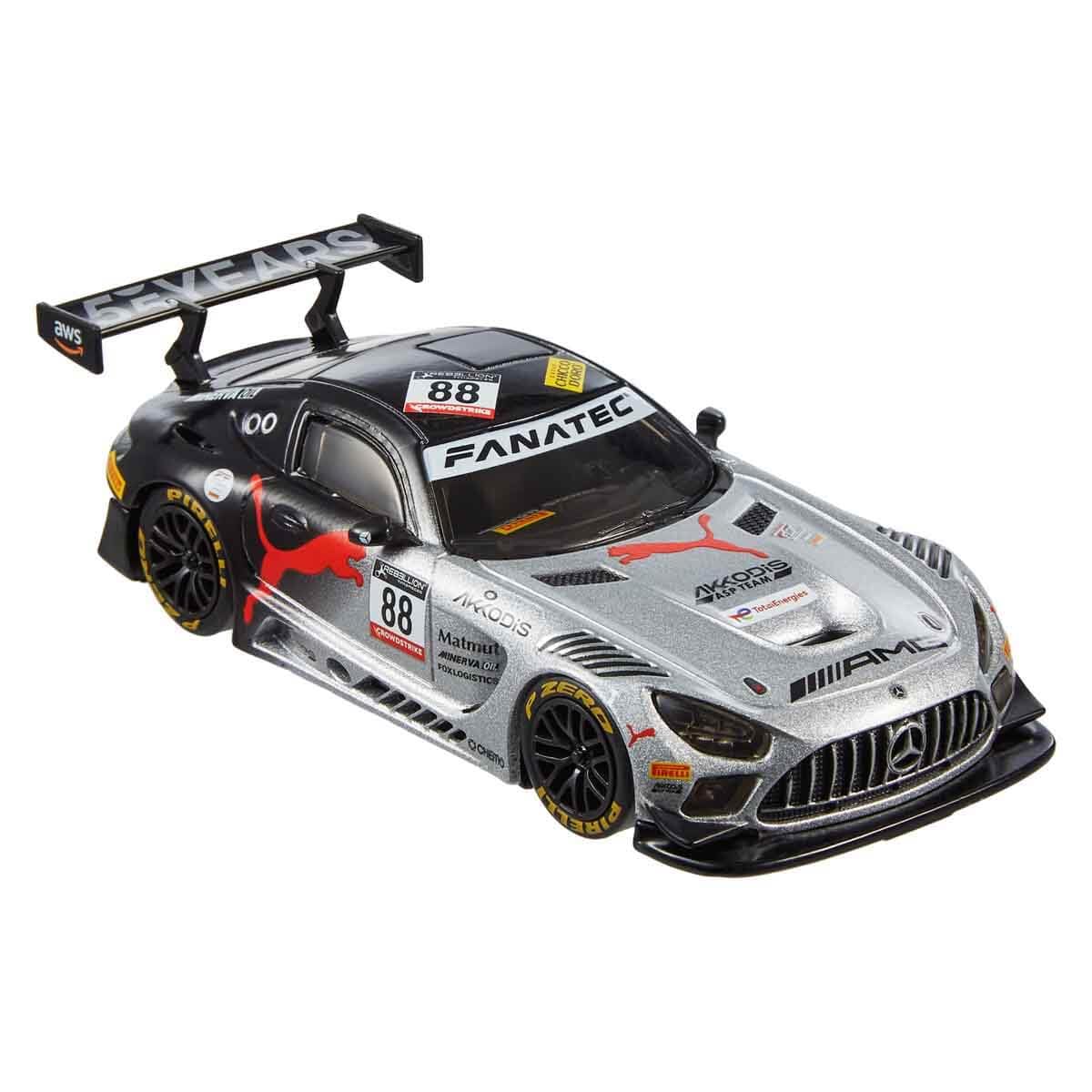 Foto 4 pulgar | Auto Fundido A Presión Hot Wheels Real Riders Mercedes-amg Gt3 1:43 - Venta Internacional.