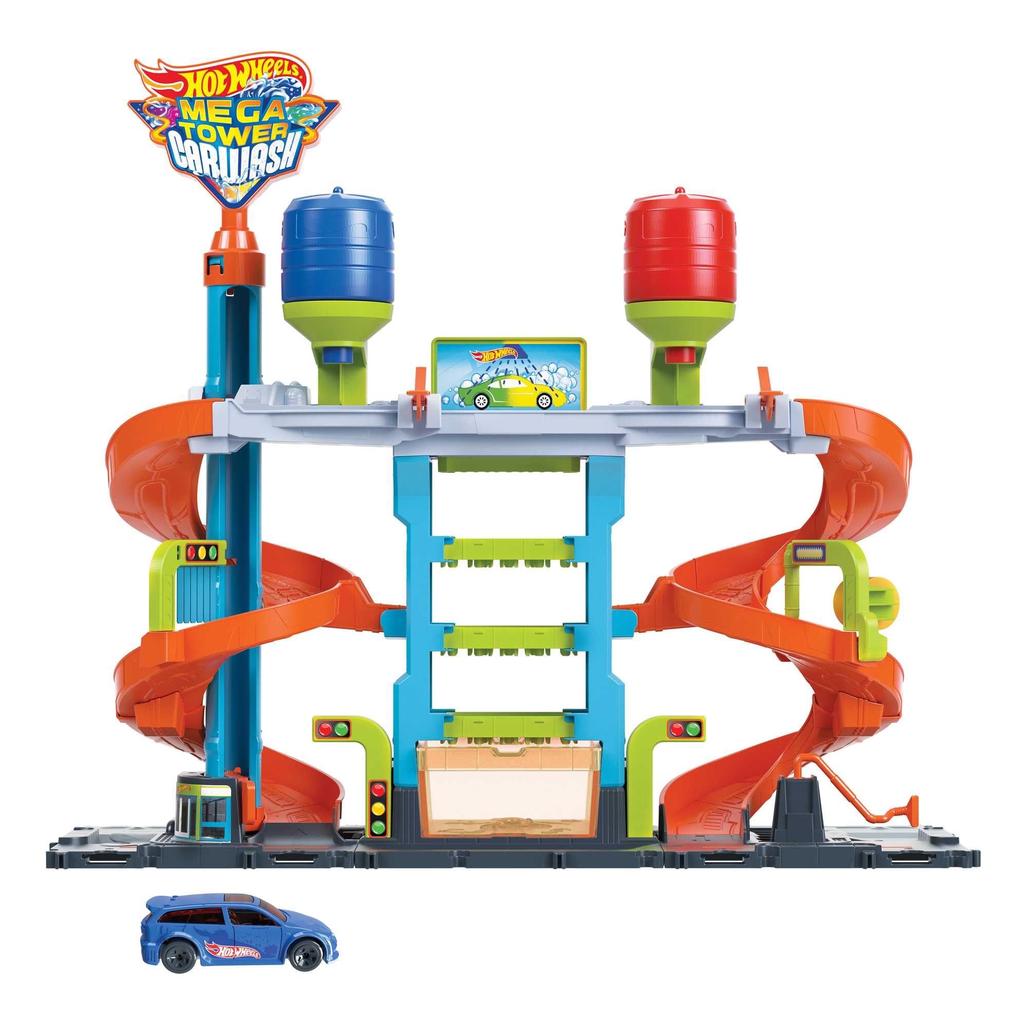Car Wash Hot Wheels City Mega Con Color Shifters Car - Venta Internacional.