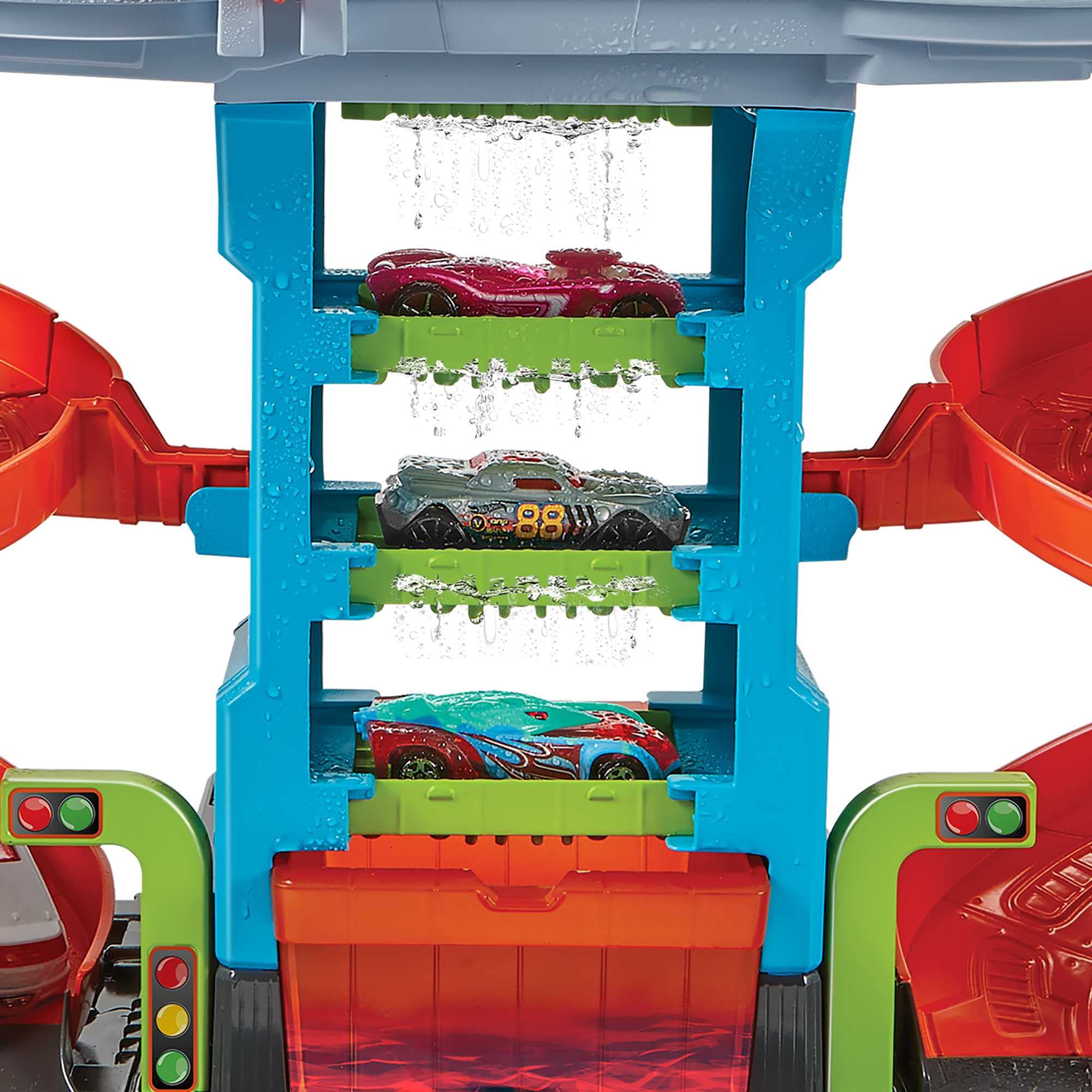 Foto 3 pulgar | Car Wash Hot Wheels City Mega Con Color Shifters Car - Venta Internacional.