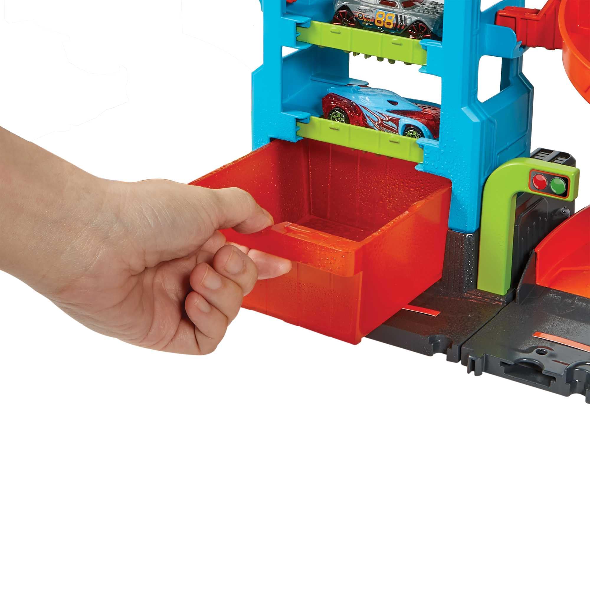 Foto 4 pulgar | Car Wash Hot Wheels City Mega Con Color Shifters Car - Venta Internacional.