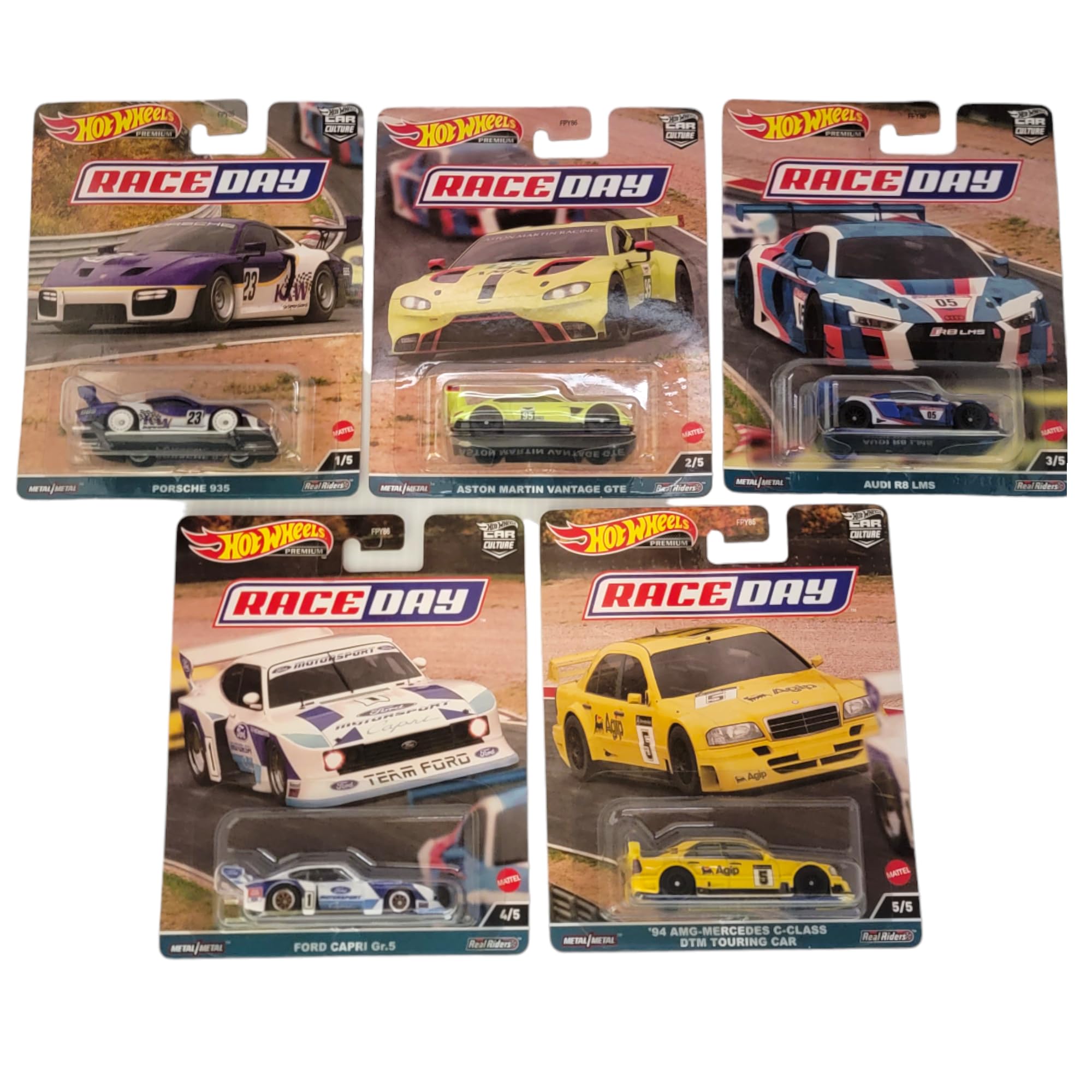 Foto 2 pulgar | Set De Vehículos Fundidos A Presión Hot Wheels Car Culture 2023 Race Day - Venta Internacional.
