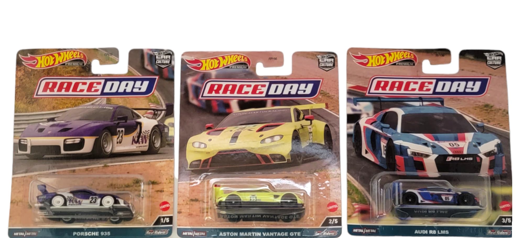 Foto 4 pulgar | Set De Vehículos Fundidos A Presión Hot Wheels Car Culture 2023 Race Day - Venta Internacional.