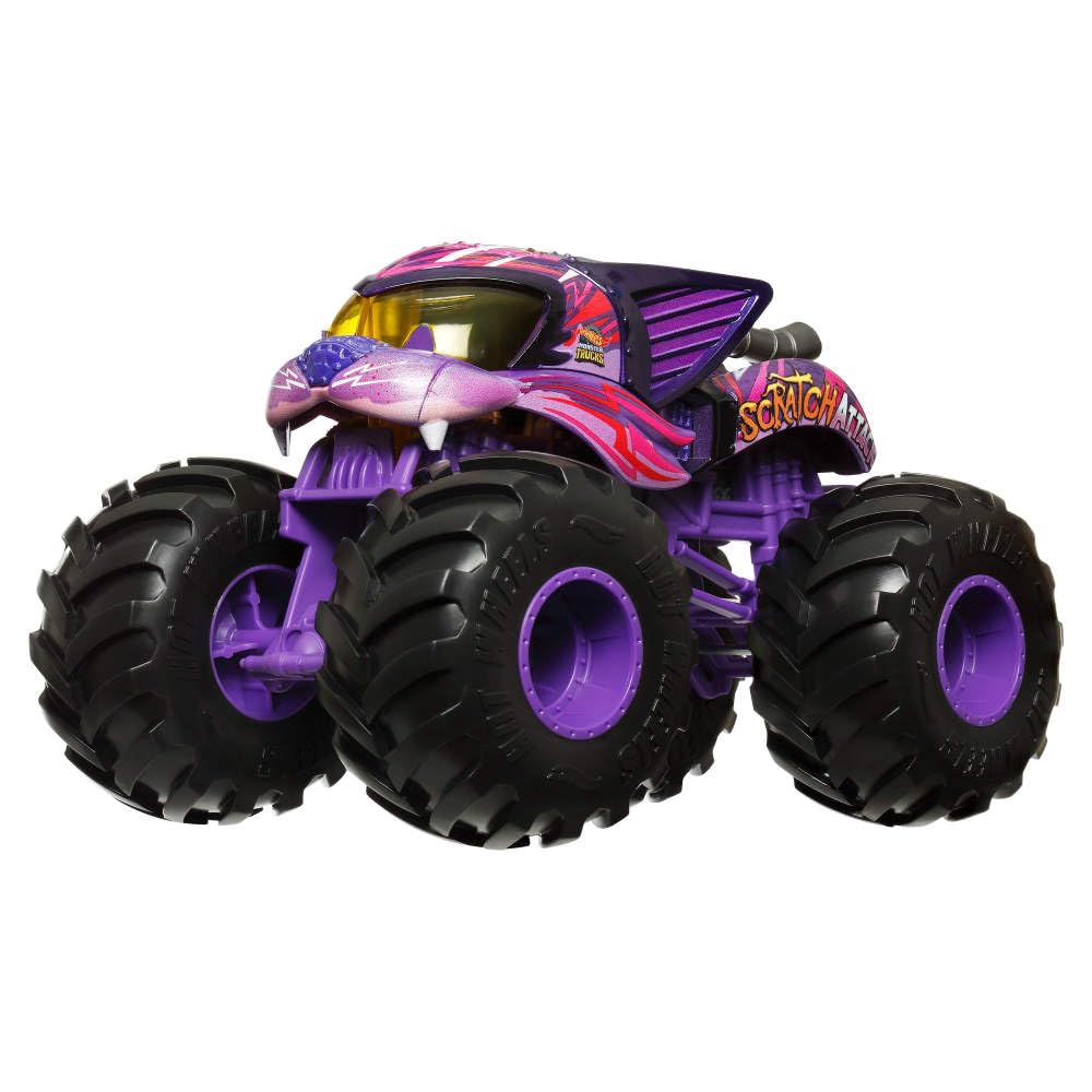 Foto 2 pulgar | Set De Juego Hot Wheels Monster Trucks 2024 Scratch Attack - Venta Internacional.