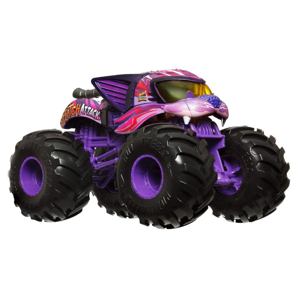 Foto 5 pulgar | Set De Juego Hot Wheels Monster Trucks 2024 Scratch Attack - Venta Internacional.