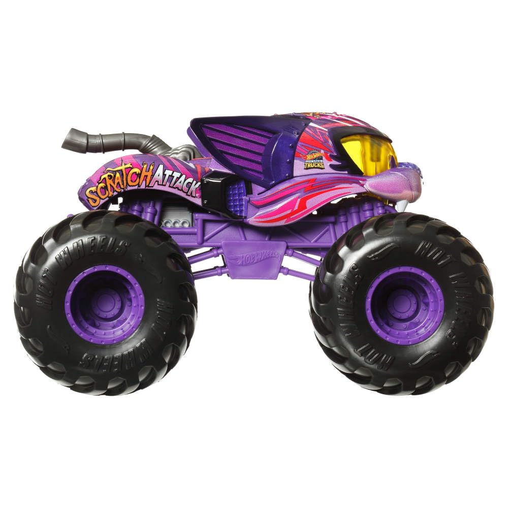Foto 6 pulgar | Set De Juego Hot Wheels Monster Trucks 2024 Scratch Attack - Venta Internacional.