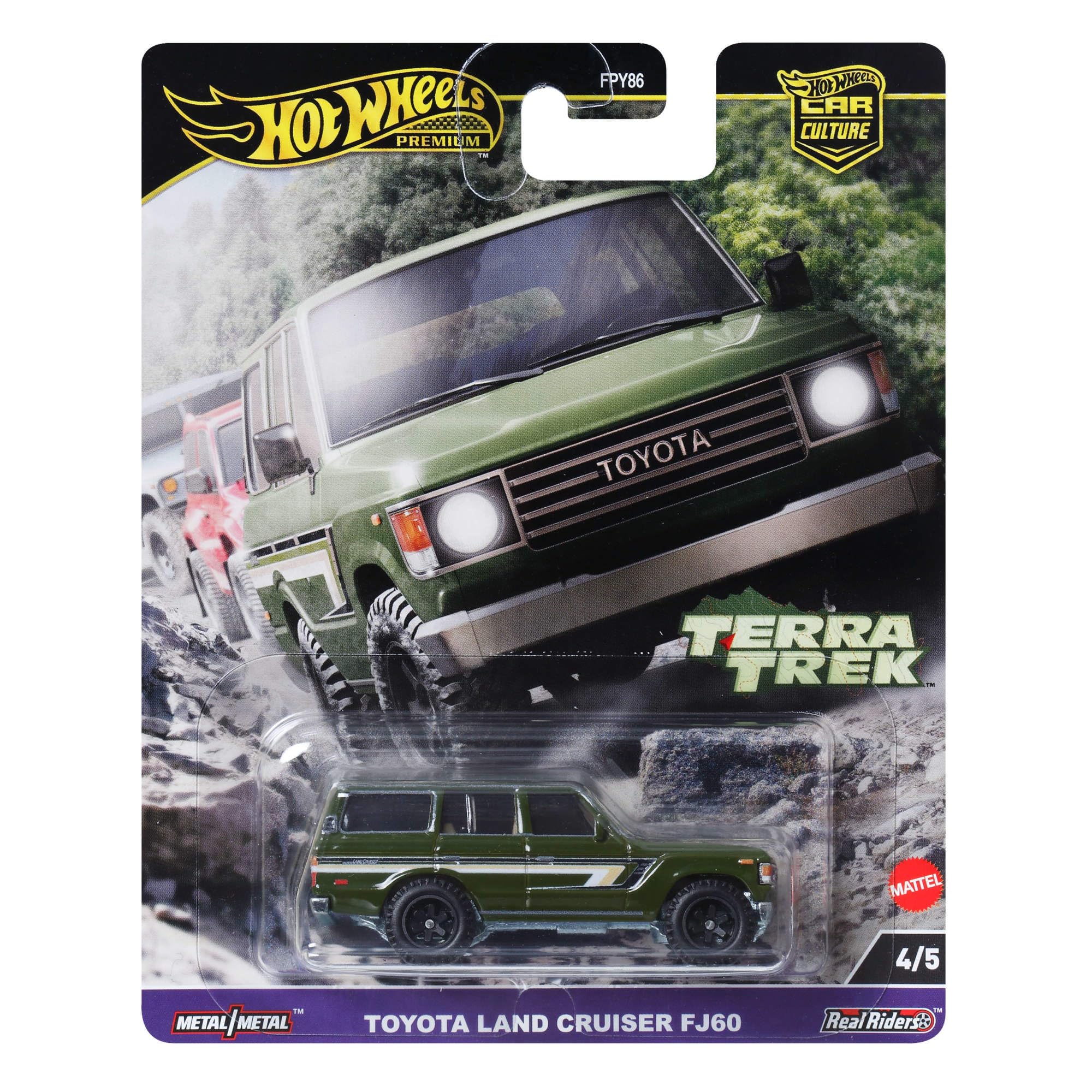 Auto De Juguete Hot Wheels Premium Car Culture Toyota Landcruiser Fj60 - Venta Internacional.