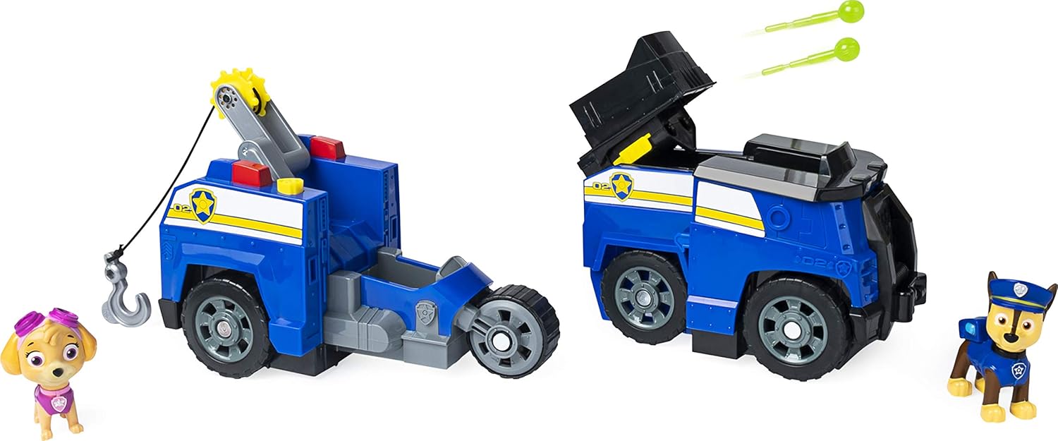 Foto 2 | Paw Patrol Vehiculo De Chase Transformable 2-1 Nickelodeon