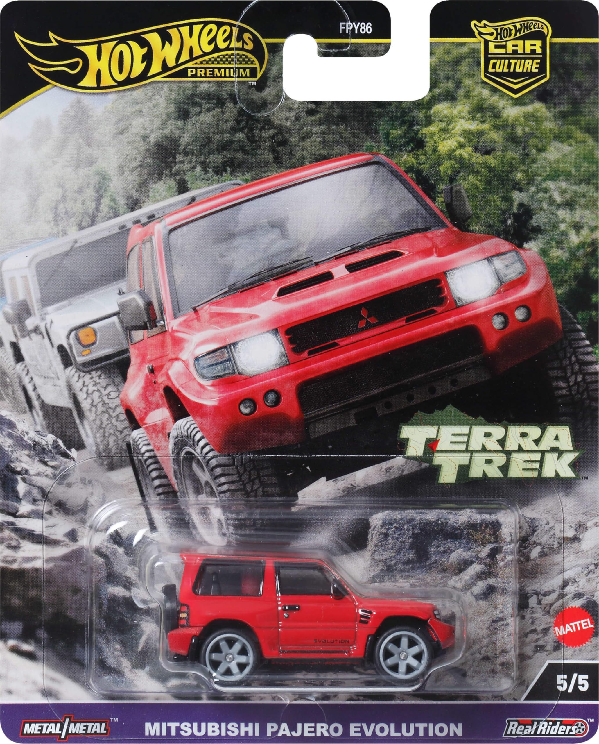 Foto 2 pulgar | Auto De Juguete Hot Wheels Premium Car Culture Mitsubishi Pajero - Venta Internacional.