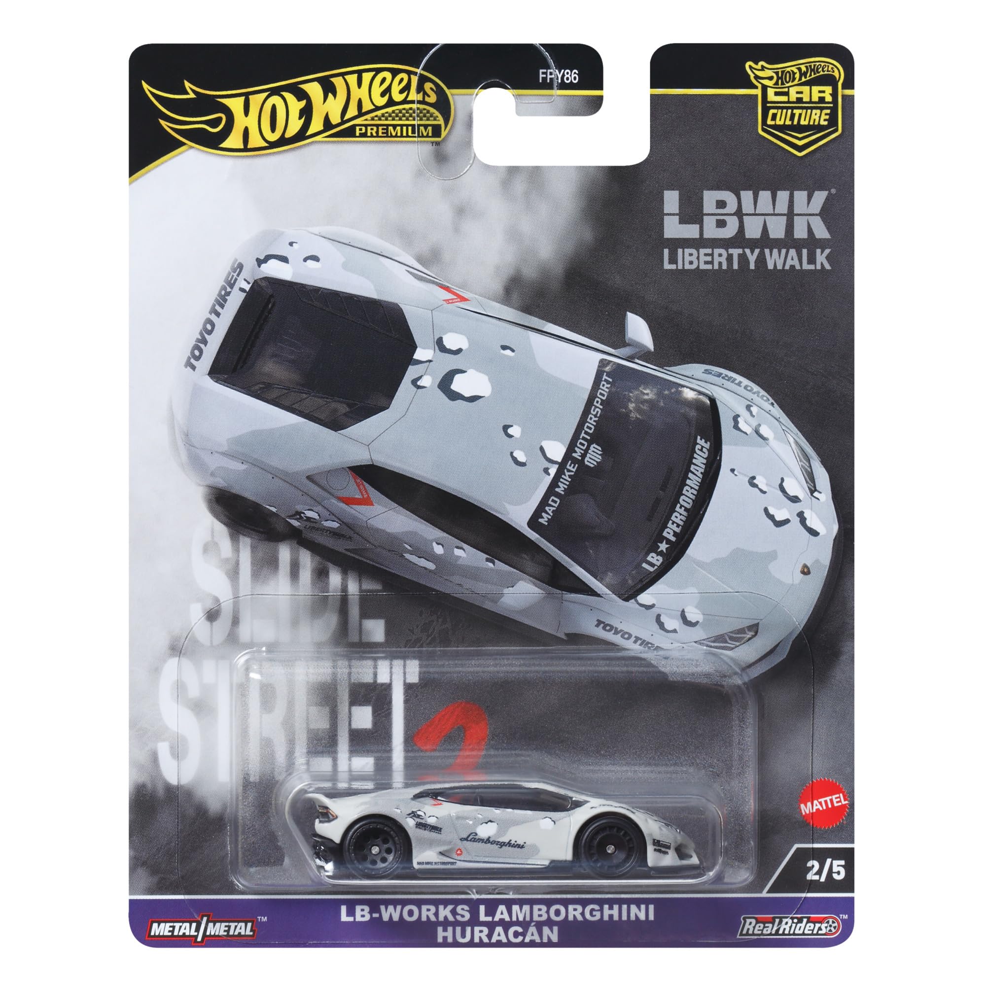 Auto De Juguete Hot Wheels Premium Car Culture, 1:64 Libras, Lamborghini Huracán Coupé - Venta Internacional.