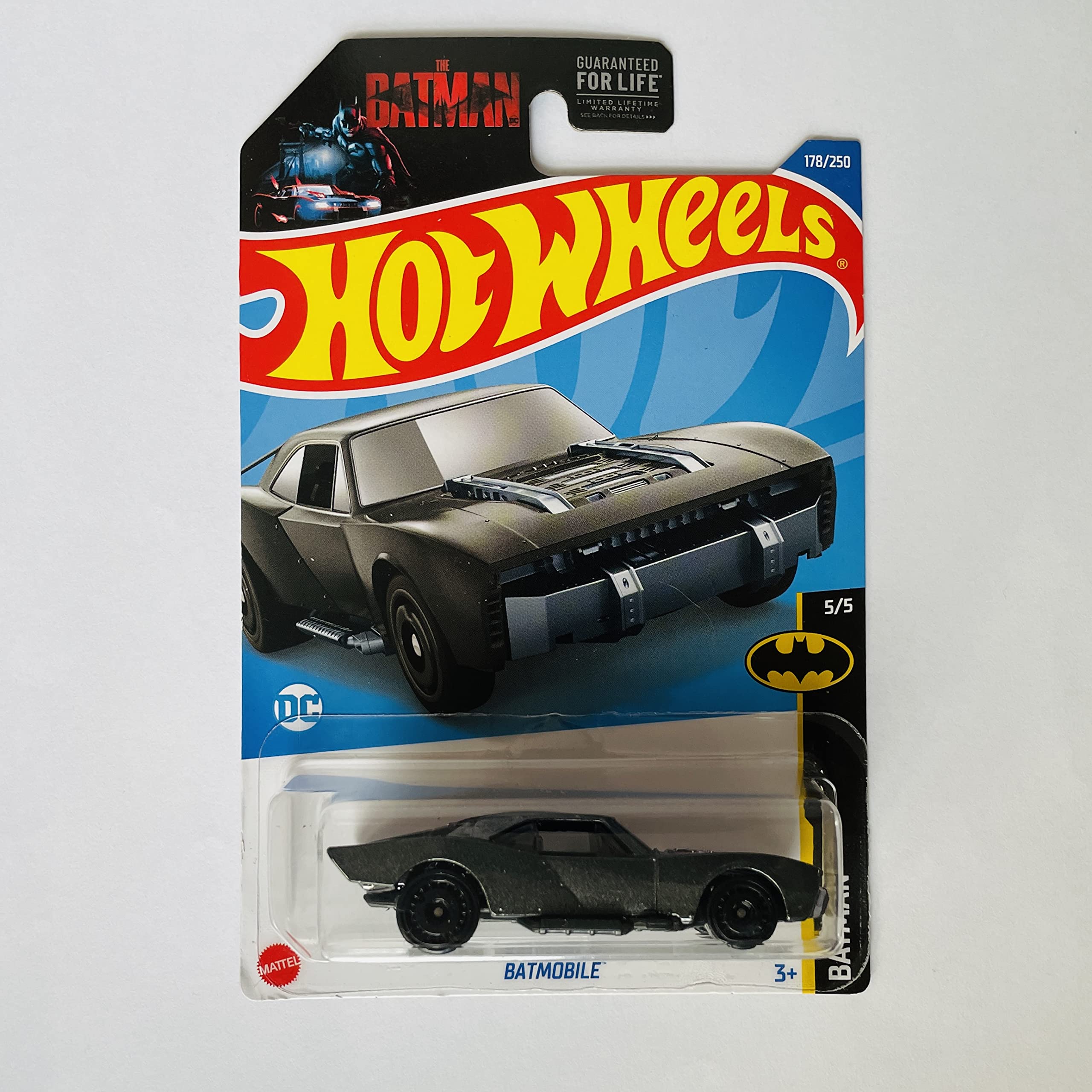 Foto 2 pulgar | Batmóvil Hot Wheels Fundido A Presión The Batman 2022 Gris 178/250 - Venta Internacional.