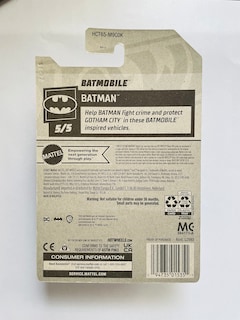 Foto 2 | Batmóvil Hot Wheels Fundido A Presión The Batman 2022 Gris 178/250 - Venta Internacional.
