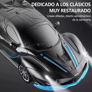 Foto 3 | Coche de Control Remoto Recargable Negro