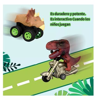 Foto 4 | Carros de Juguete Lab.G de Dinosaurio 5 Piezas