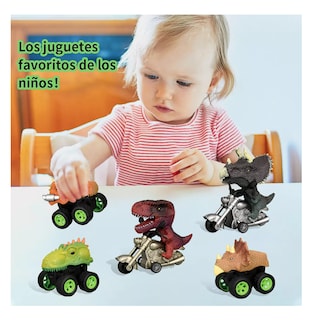 Foto 5 | Carros de Juguete Lab.G de Dinosaurio 5 Piezas