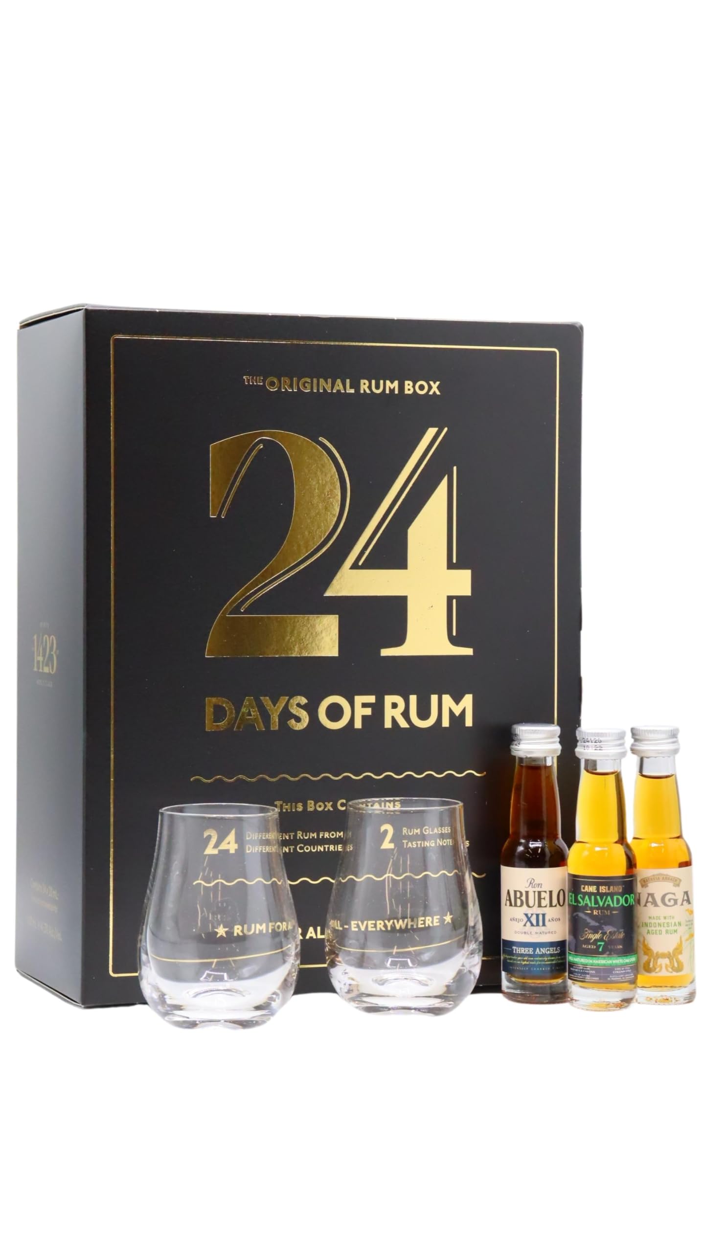 Calendario De Adviento 24 Days Of Rum 2024, Edición Negra - Venta Internacional.