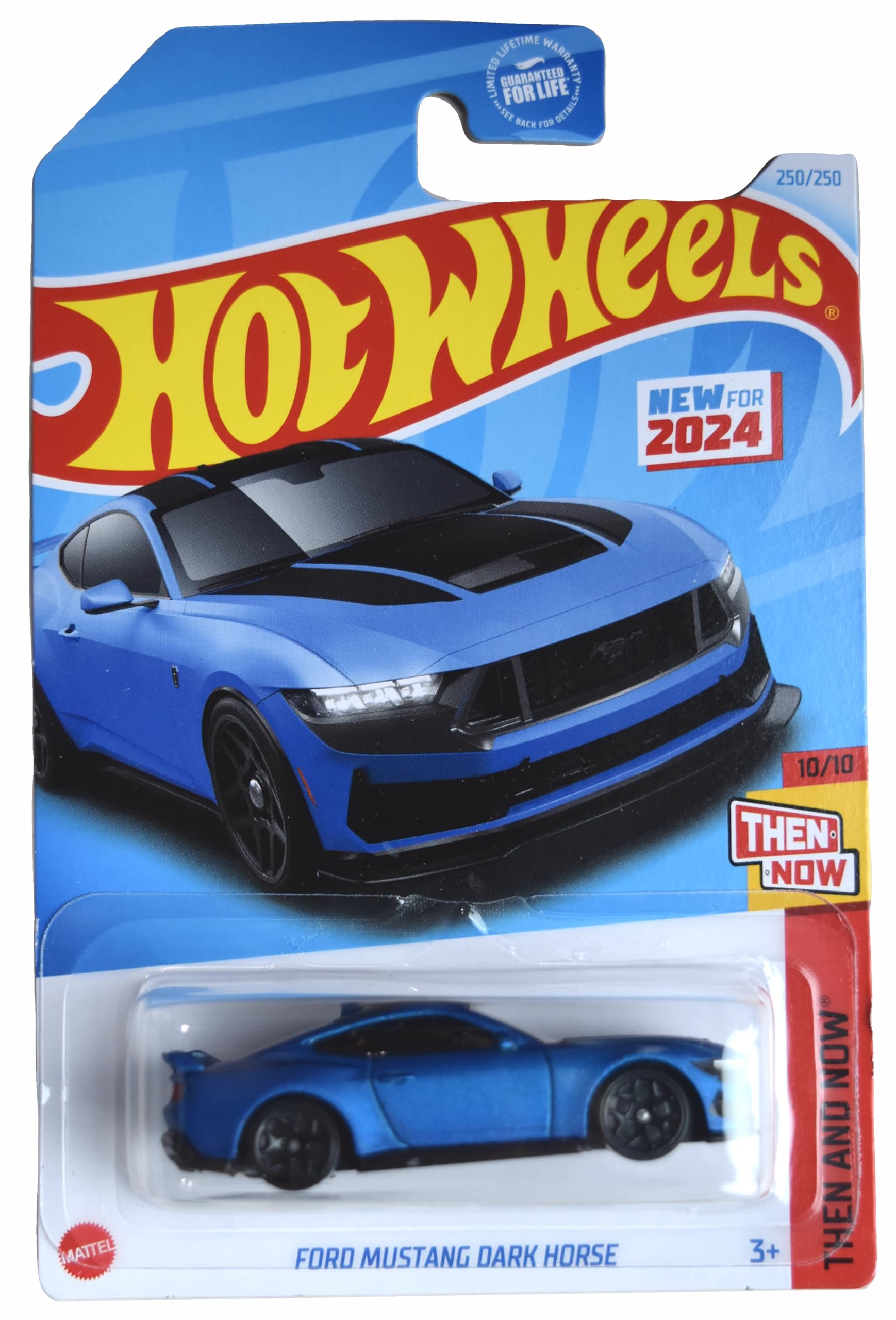 Auto Fundido A Presión Hot Wheels Ford Mustang Dark Horse A Escala 1:64 - Venta Internacional.