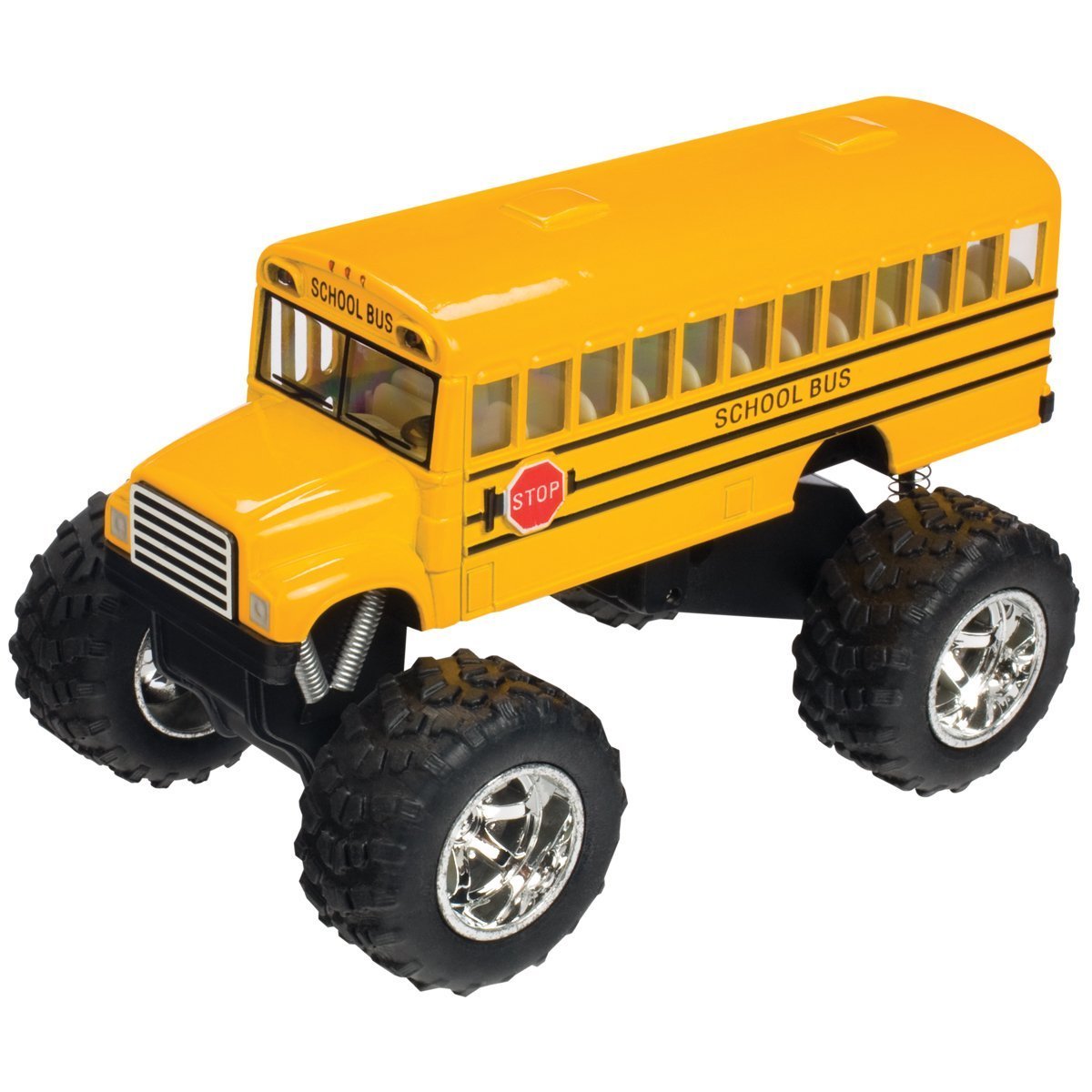 Foto 3 pulgar | Autobús Escolar Novedoso De Toy Rhode Island Big Wheel Monster Truck - Venta Internacional.
