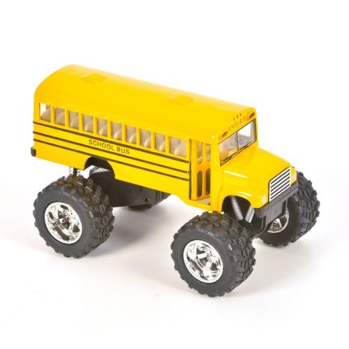 Foto 5 pulgar | Autobús Escolar Novedoso De Toy Rhode Island Big Wheel Monster Truck - Venta Internacional.