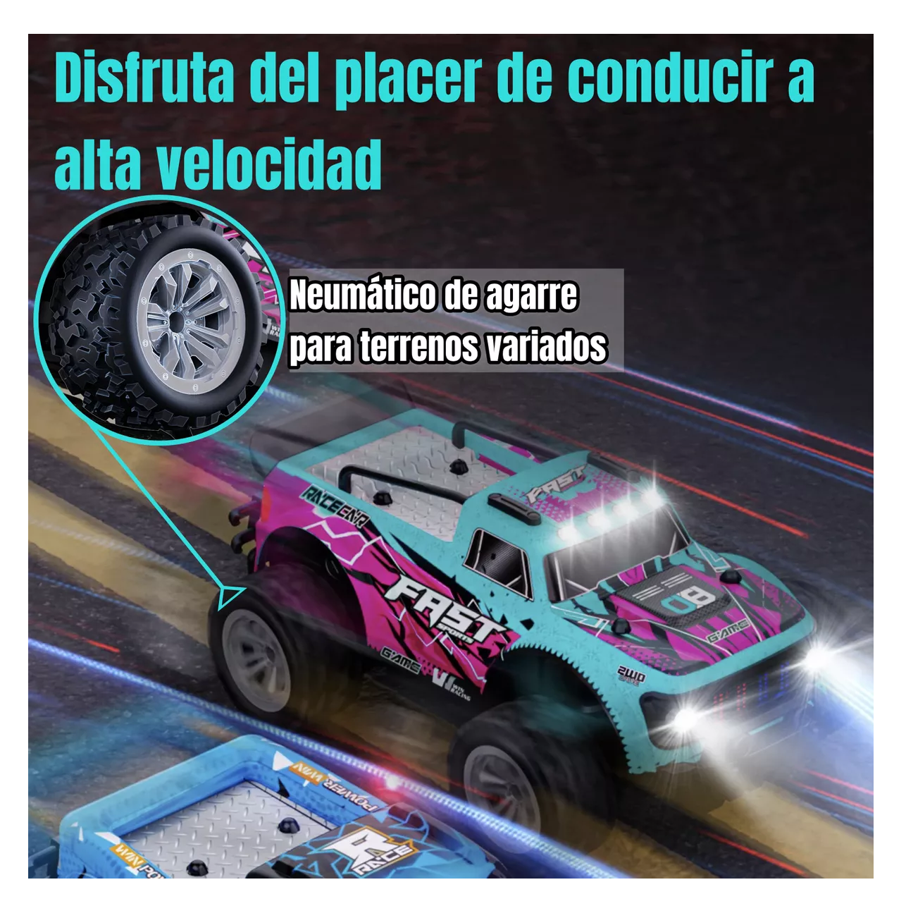 Foto 3 pulgar | Carro a Control Remoto Belug de Juguete
