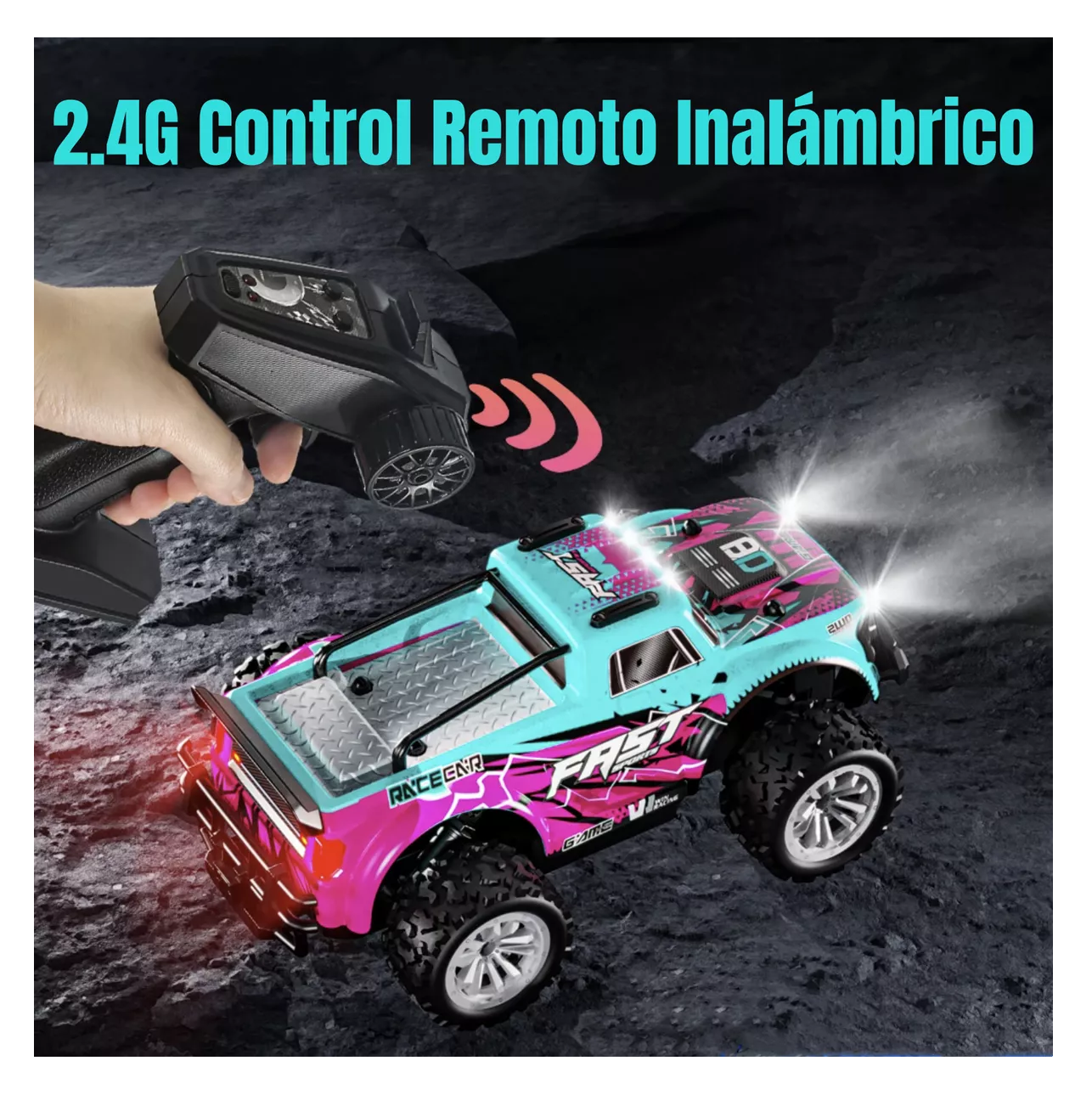 Foto 4 pulgar | Carro a Control Remoto Belug de Juguete
