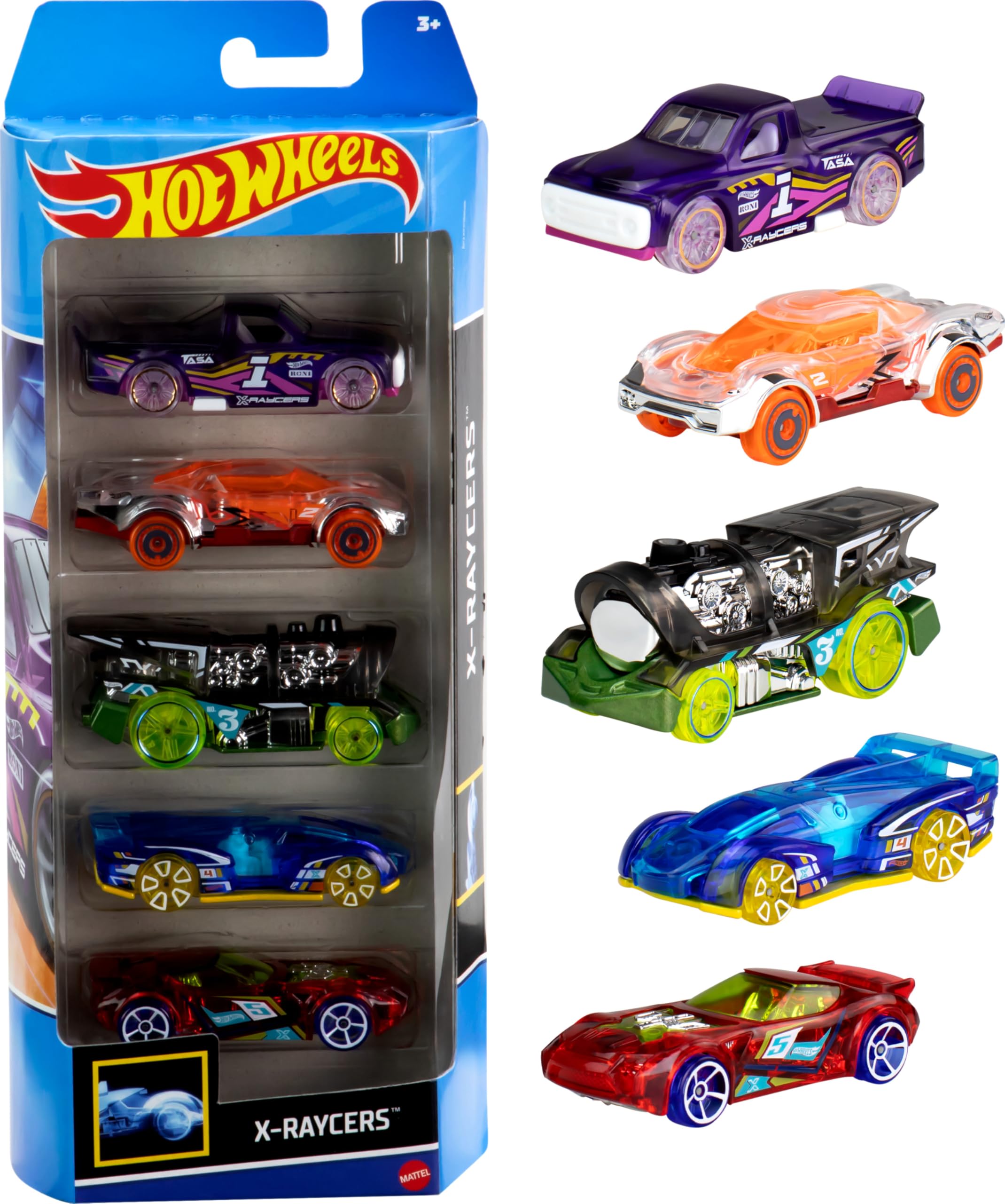 Foto 3 pulgar | Toy Cars Hot Wheels Fundido a Escala 1:64 5 Unidades para Niños - Venta Internacional